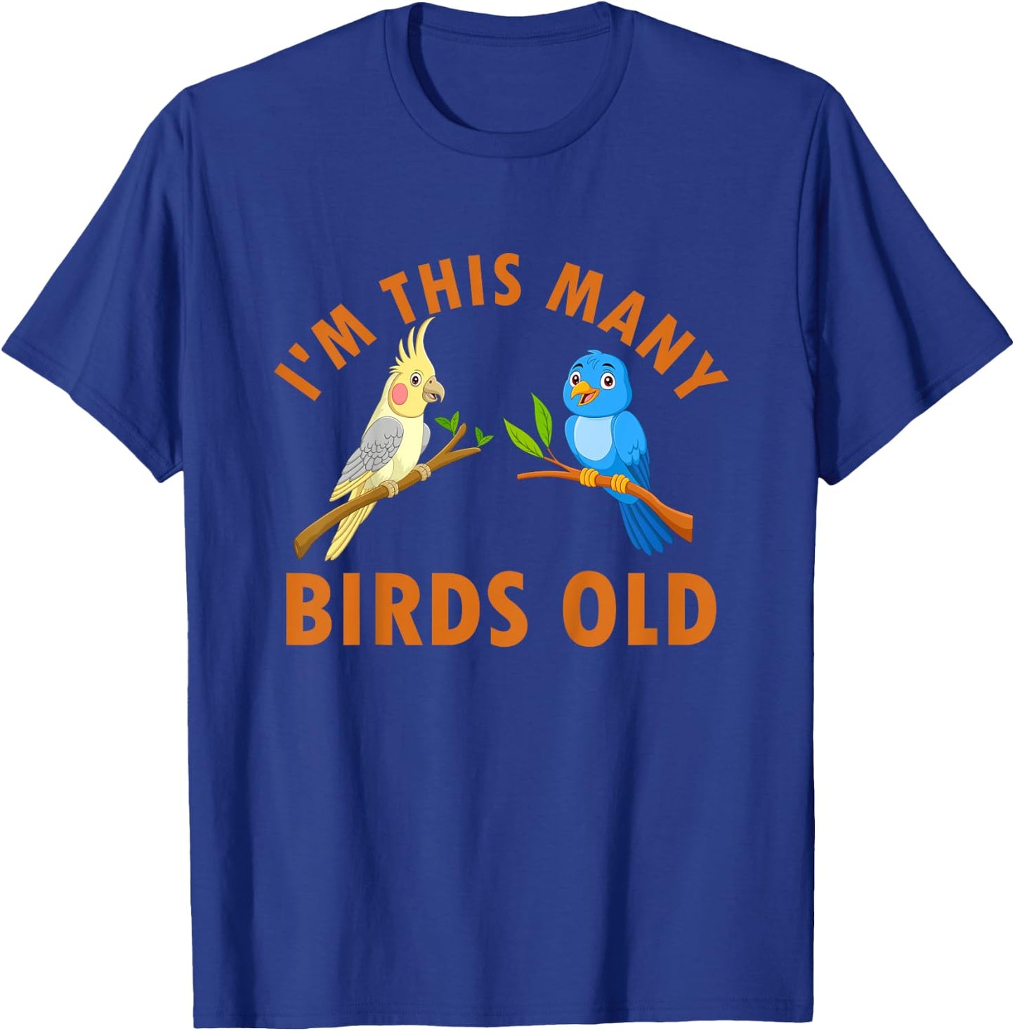 2 Year Old Birds Old 2nd Birthday Kids T-Shirt - T-Shirt | Royal