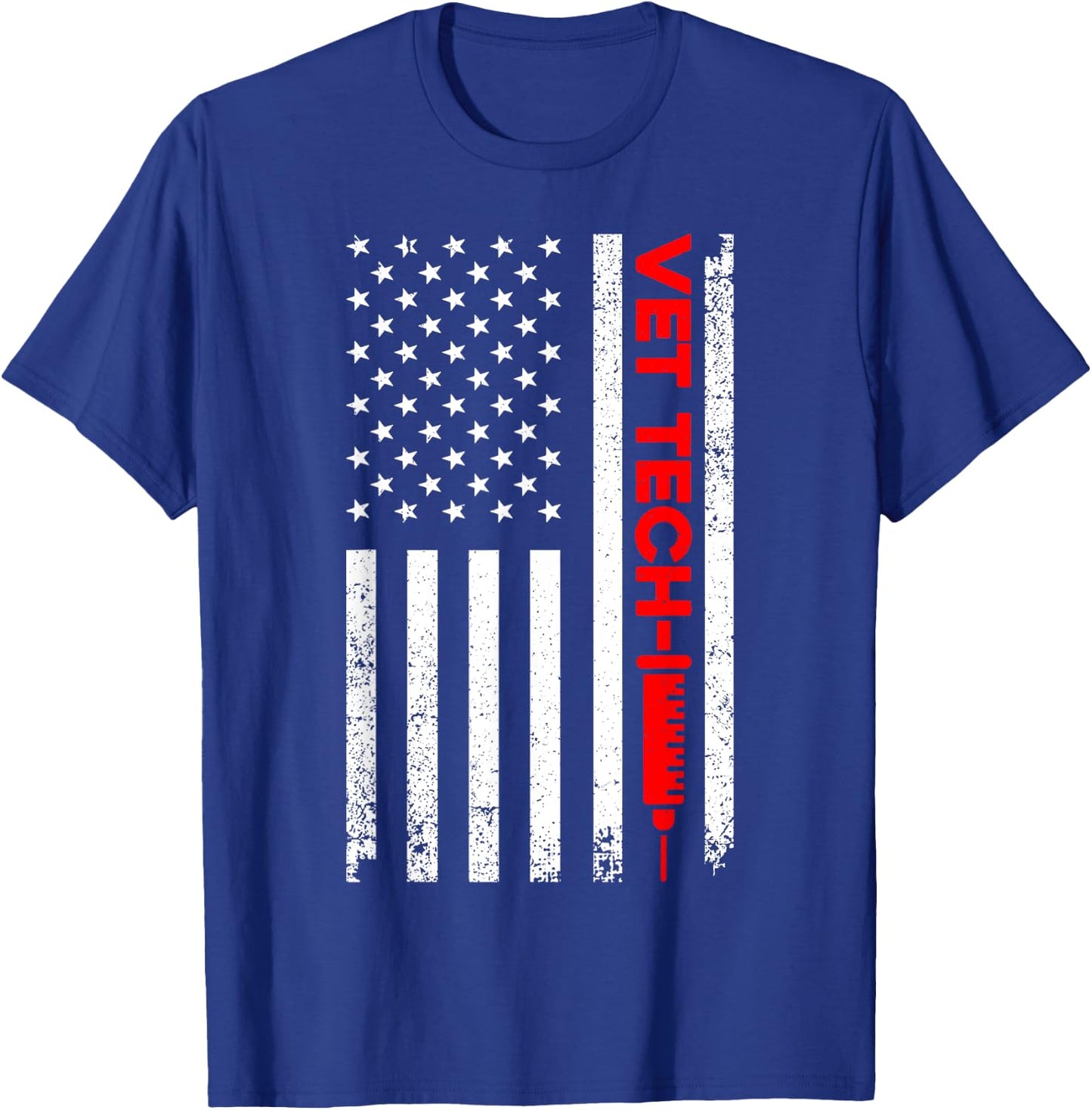 Cool Vet Tech Art Women Veterinary Vet Technician T-Shirt - T-Shirt | Royal