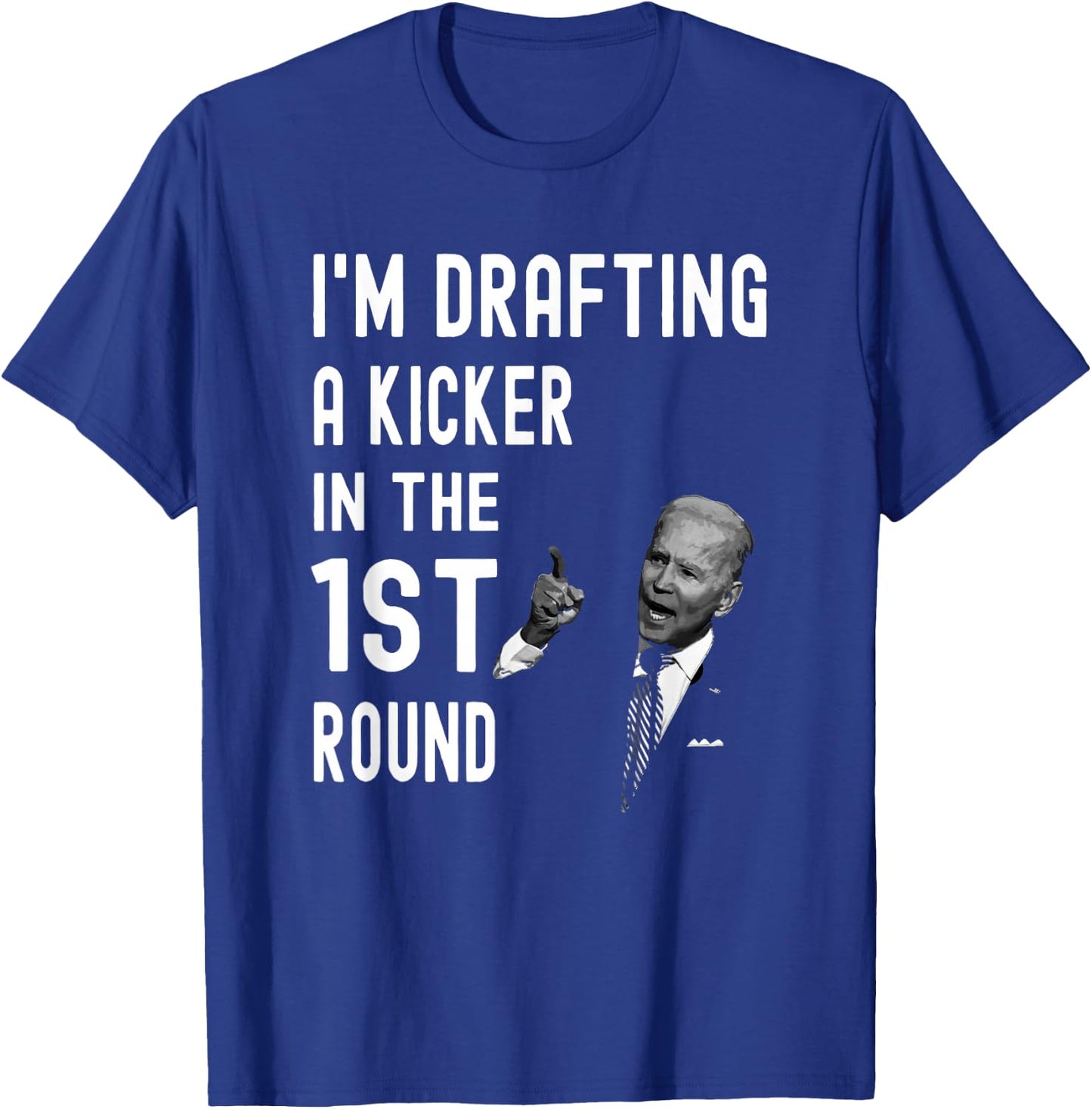 Special Confused Drafting Kicker Fantasy Football Kicker T-Shirt - T-Shirt | Royal