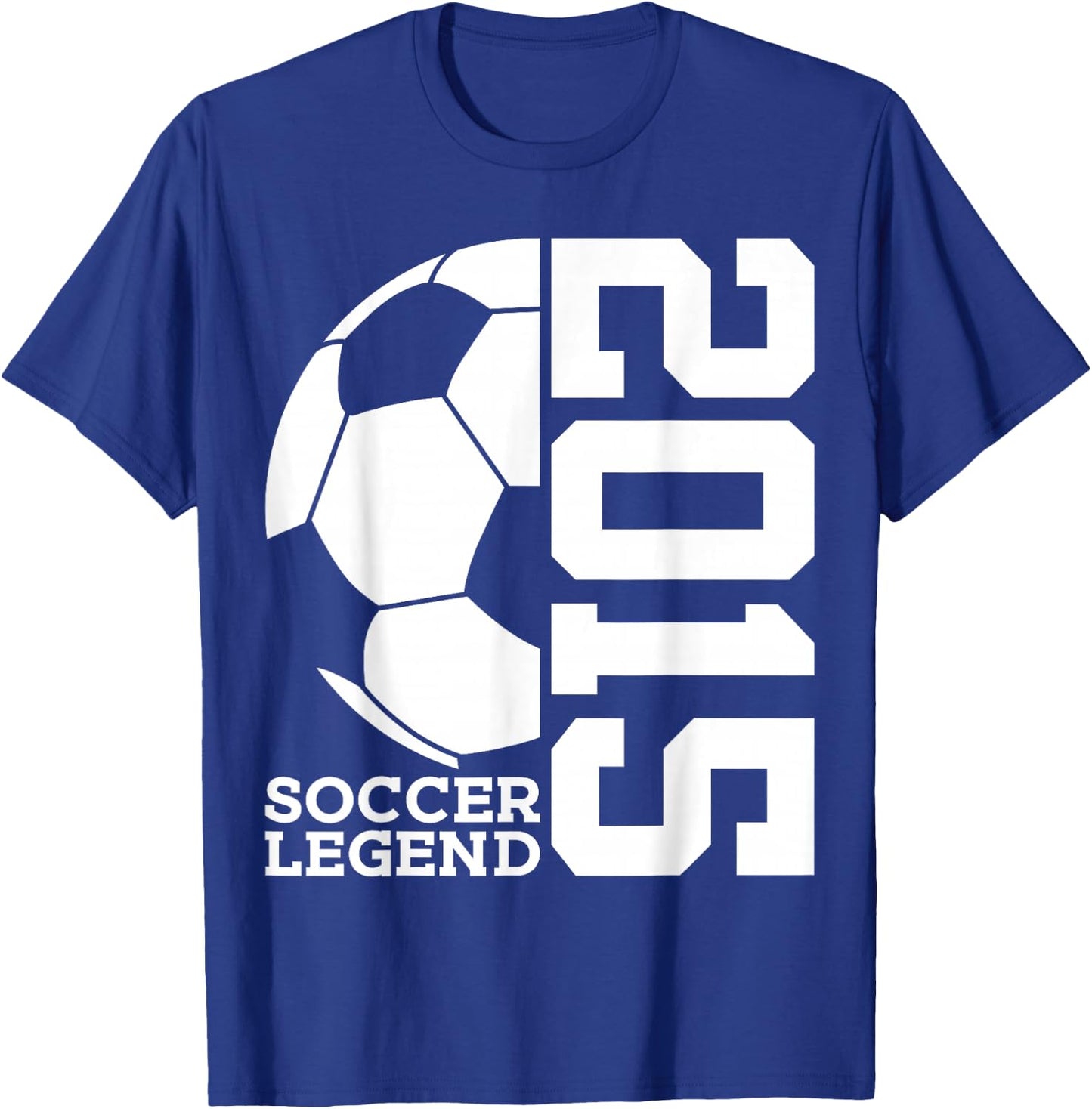 Soccer Legend 2015 11th Birthday Soccer T-Shirt - T-Shirt | Royal