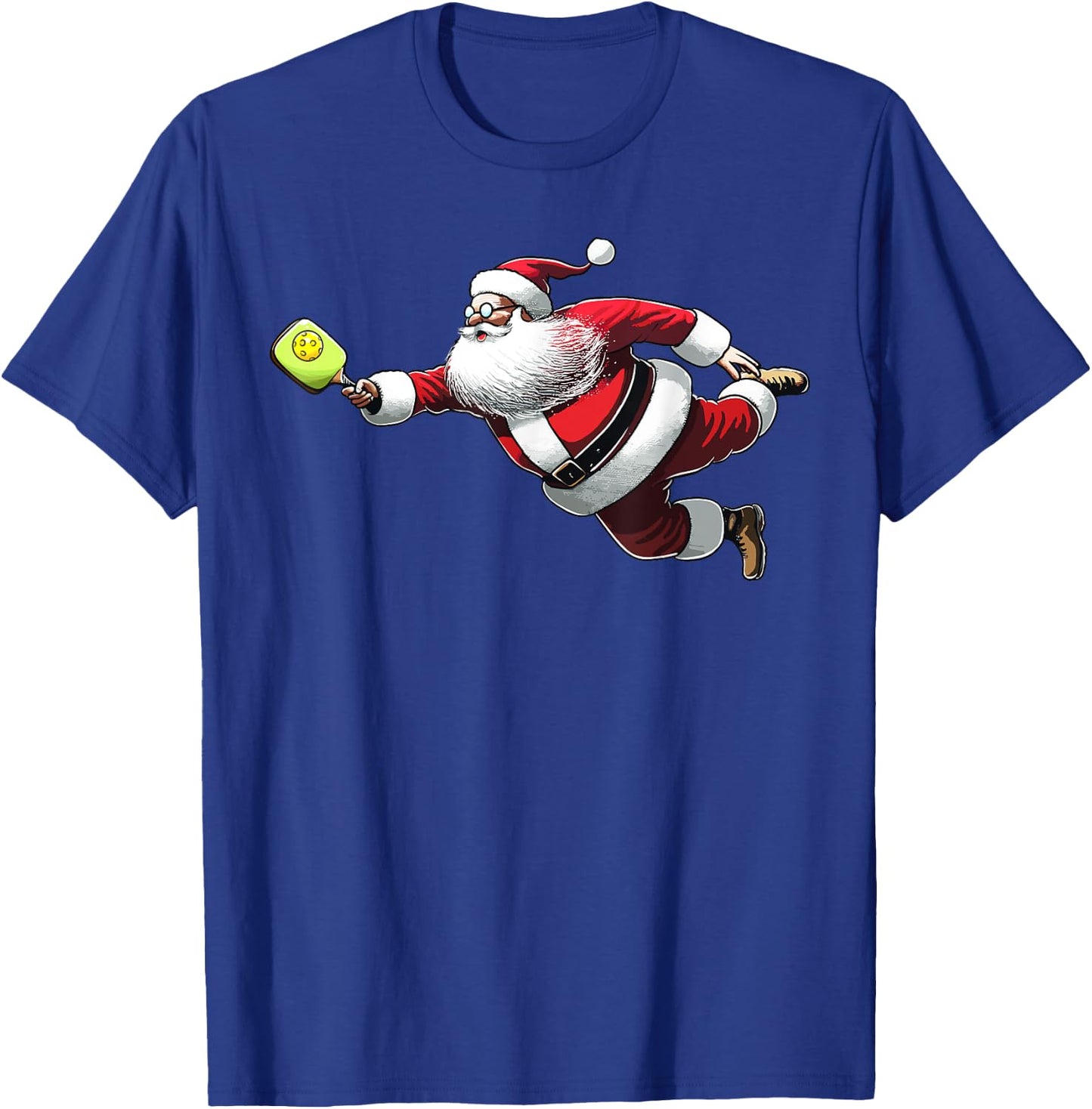 Funny Pickleball Lover Christmas Santa Claus Men Women T-Shirt - T-Shirt | Royal