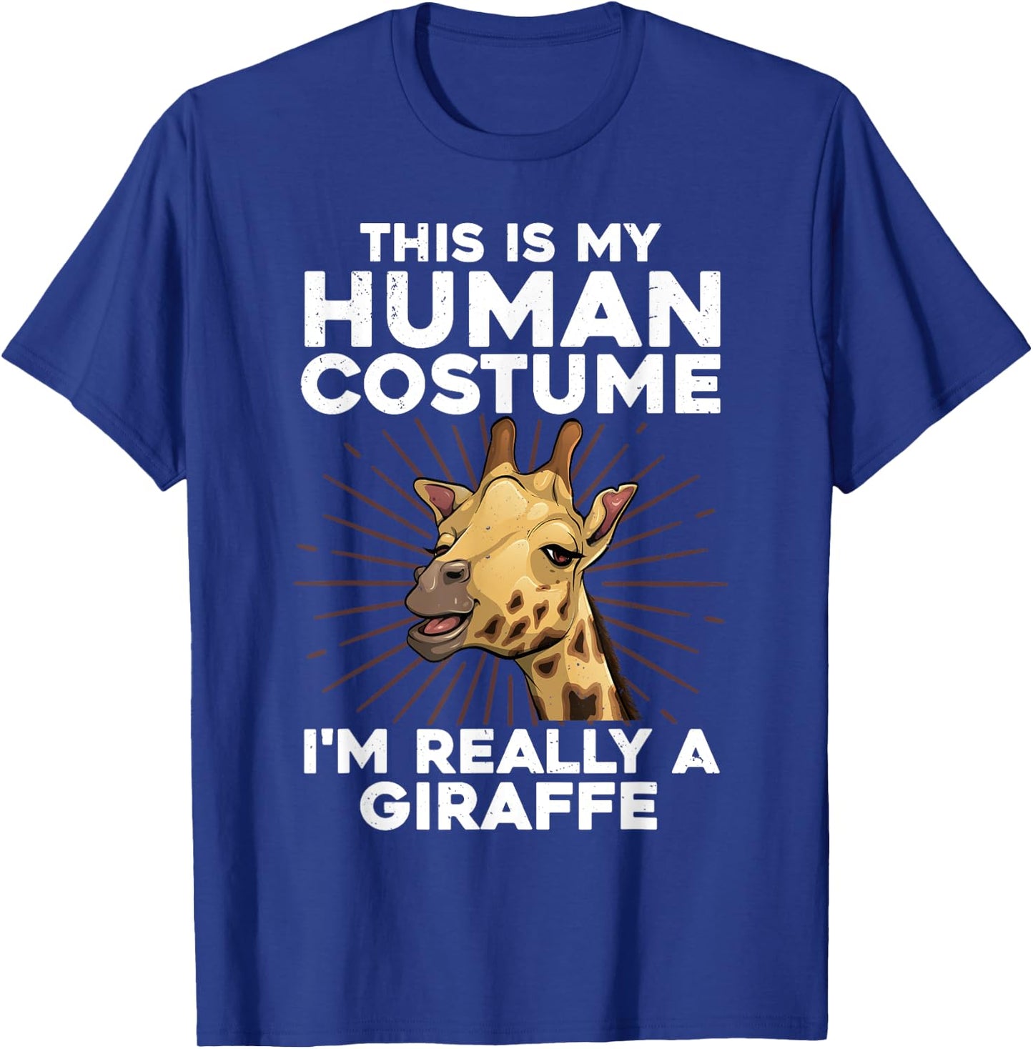 Cool Giraffe Women Zoo Animal Lovers Safari Wildlife T-Shirt - T-Shirt | Royal