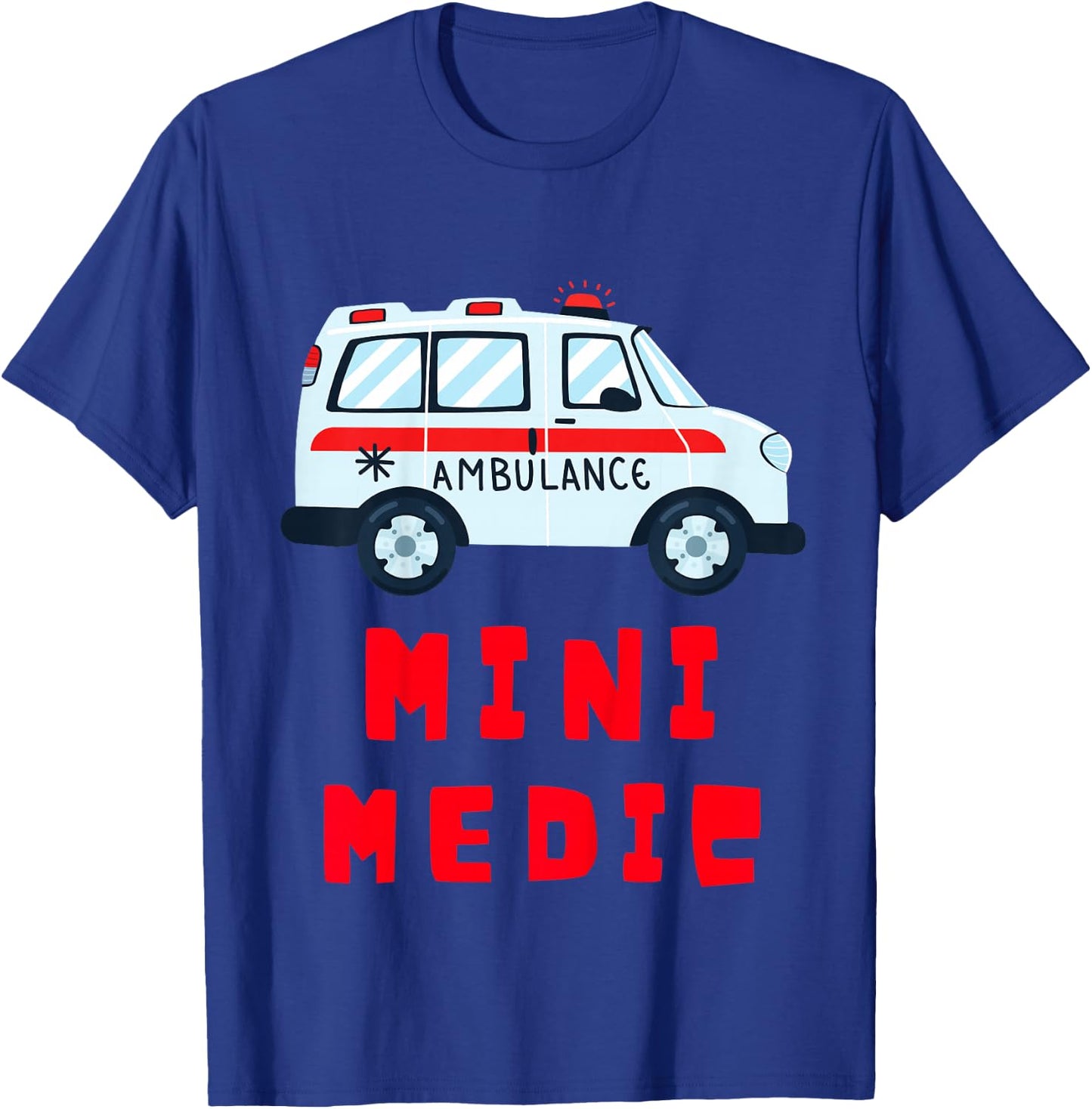 Mini Medic Paramedic Toddler First Responders EMT Kids T-Shirt - T-Shirt | Royal