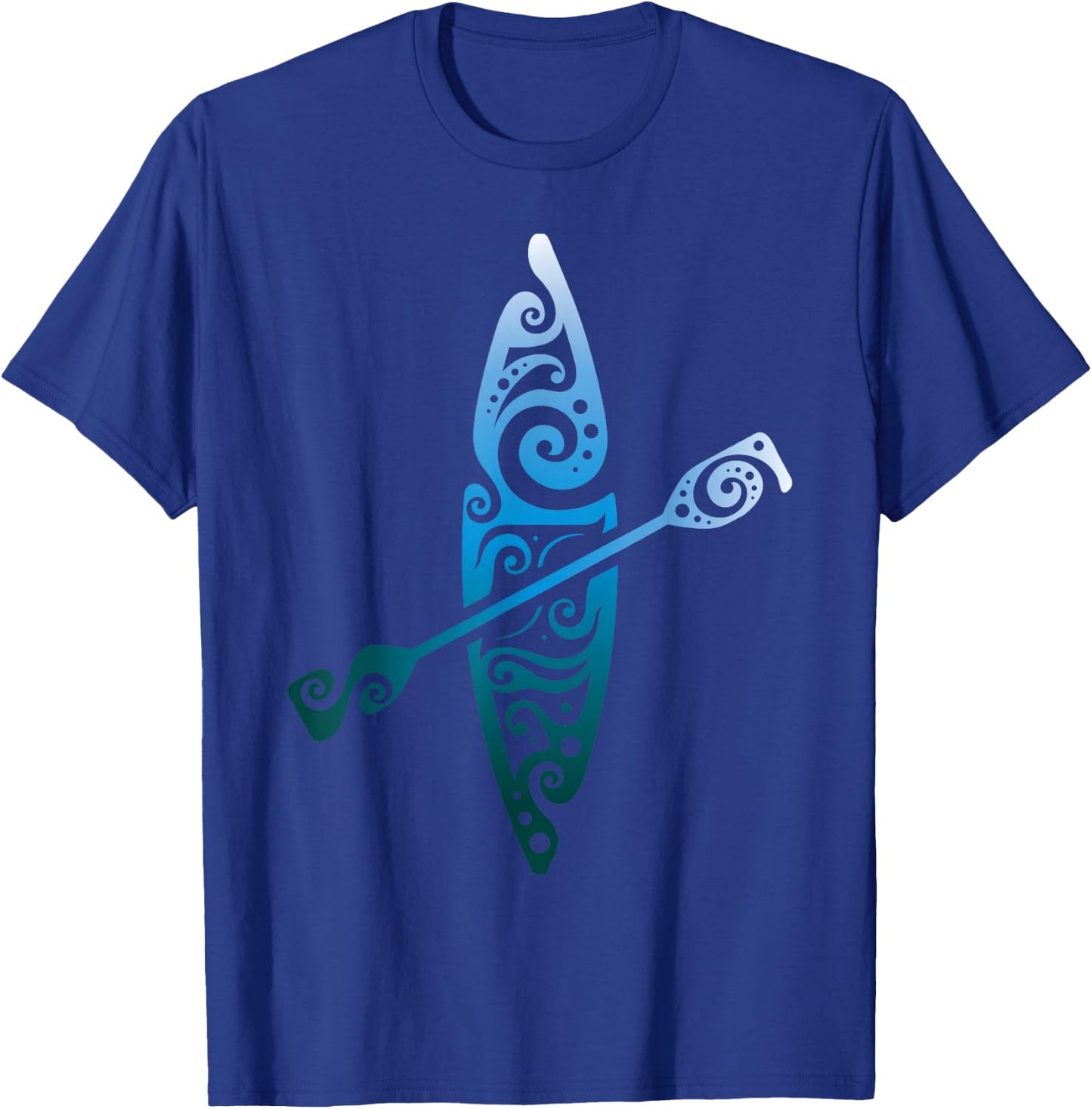 Kayaker Canoeing Paddling Boat Lover Kayak Water Sport T-Shirt - T-Shirt | Royal