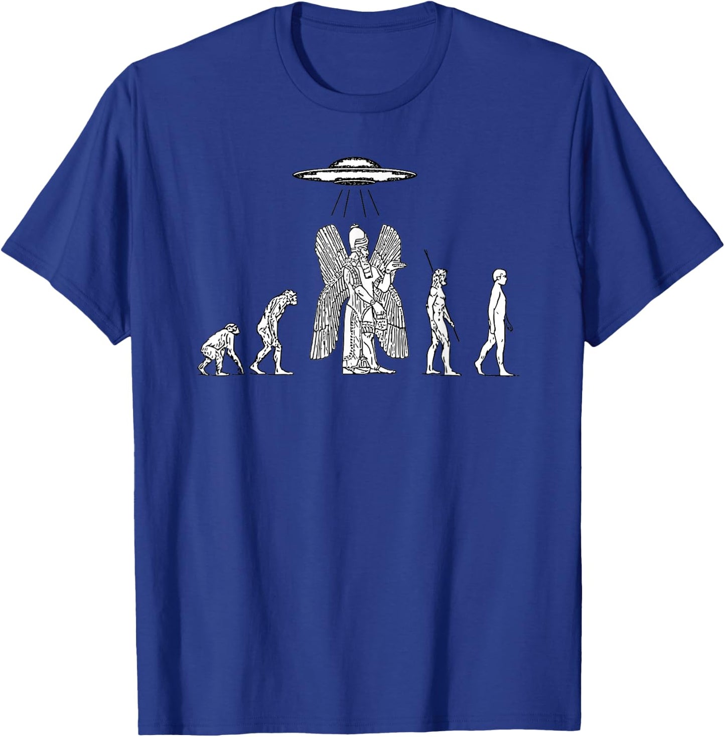 Anunnaki Anunnaki Theory of Evolution T-Shirt - T-Shirt | Royal