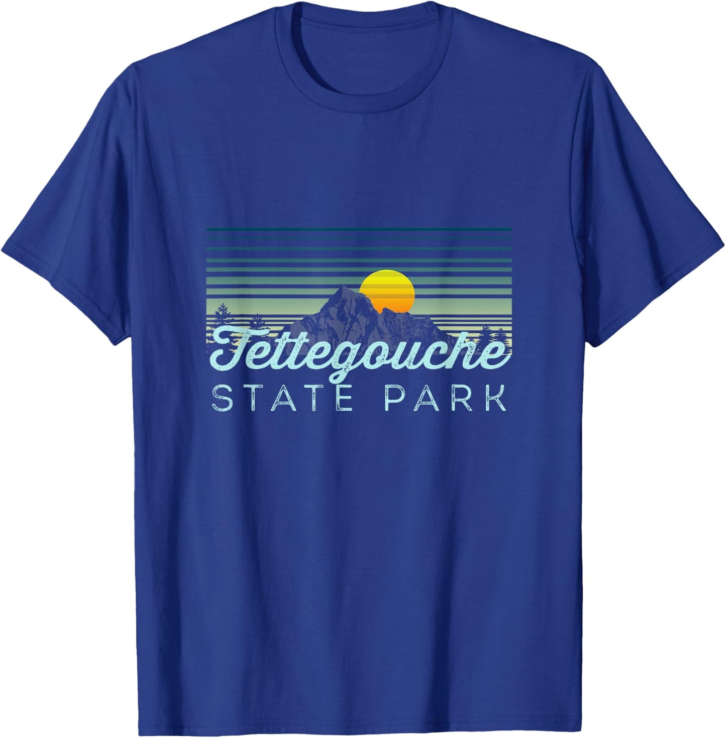 Tettegouche State Park Retro Clothes & Gear - Souvenir T-Shirt - T-Shirt | Royal