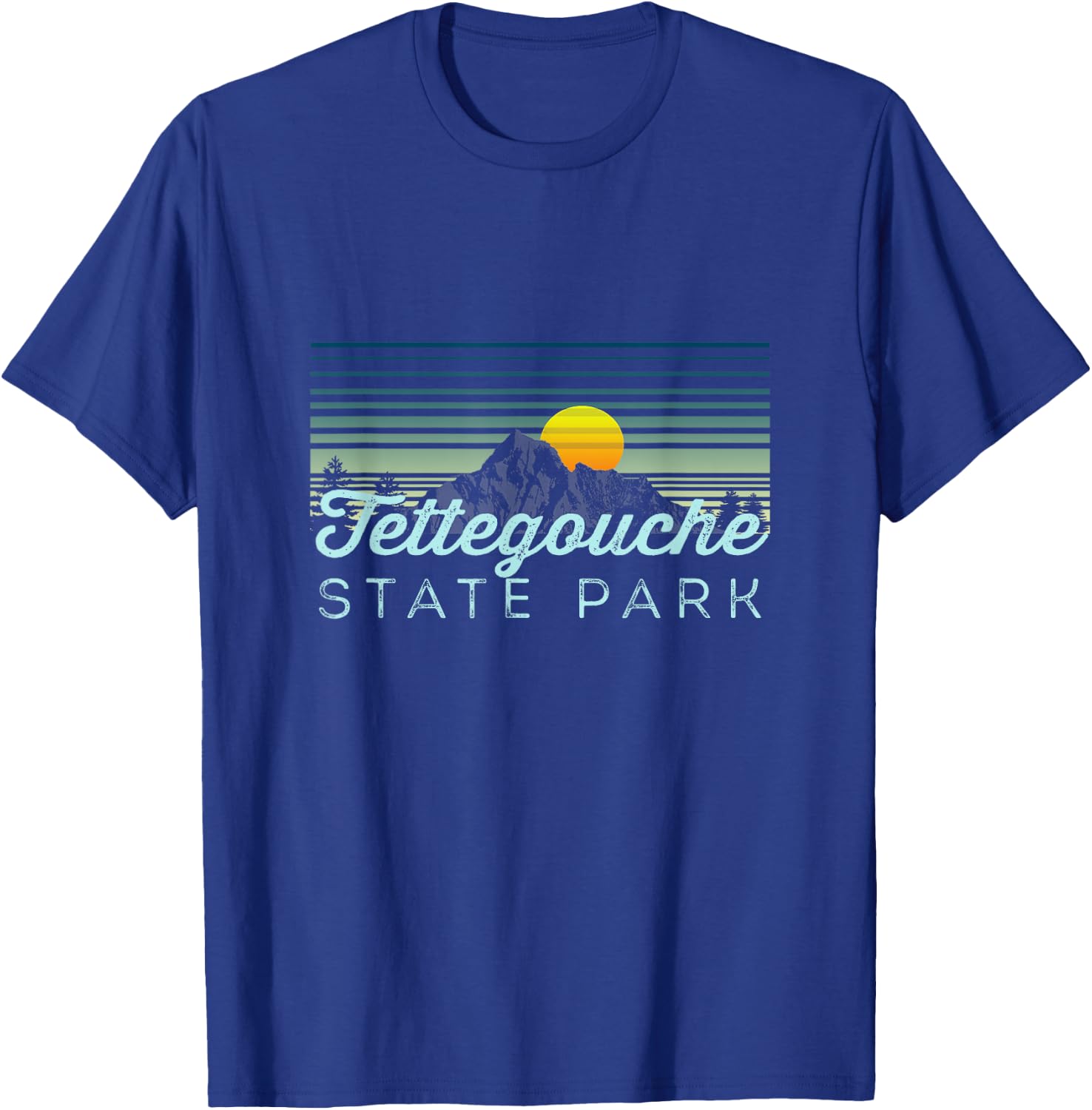 Tettegouche State Park Retro Clothes & Gear - Souvenir T-Shirt - T-Shirt | Royal