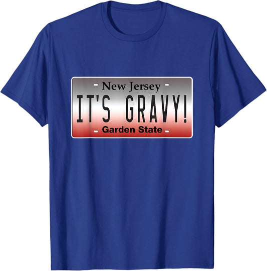 Its Gravy Funny Italian American Sauce NJ New Jersey Guido T-Shirt - T-Shirt | Royal