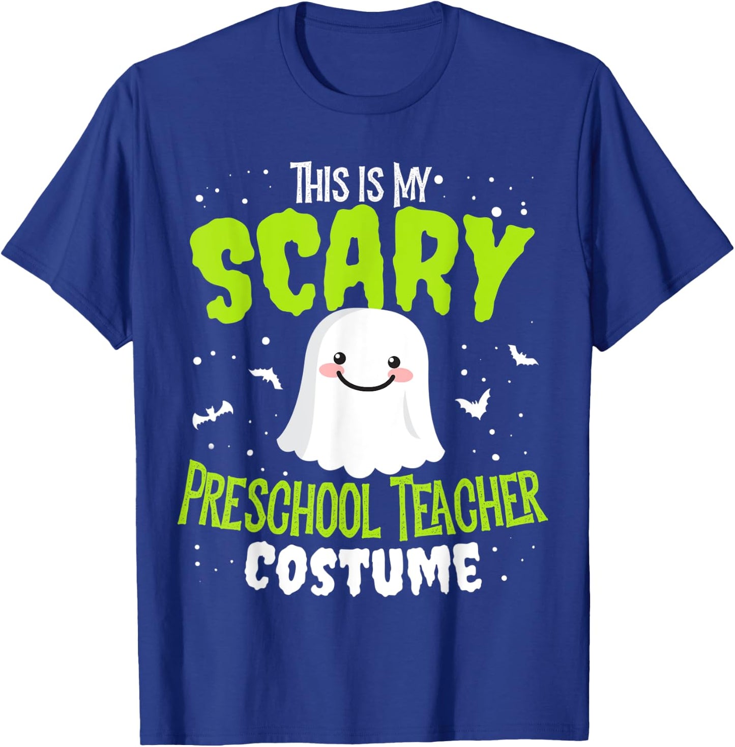 Funny Halloween This is my Scary Preschool Teacher Custome Women Kids T-Shirt - T-Shirt | Royal