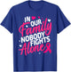 Breast Cancer Nobody Fights Alone Breast Cancer Awareness T-Shirt - T-Shirt | Royal