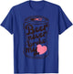 Beer Never Broke My Heart Apparel T-Shirt - T-Shirt | Royal
