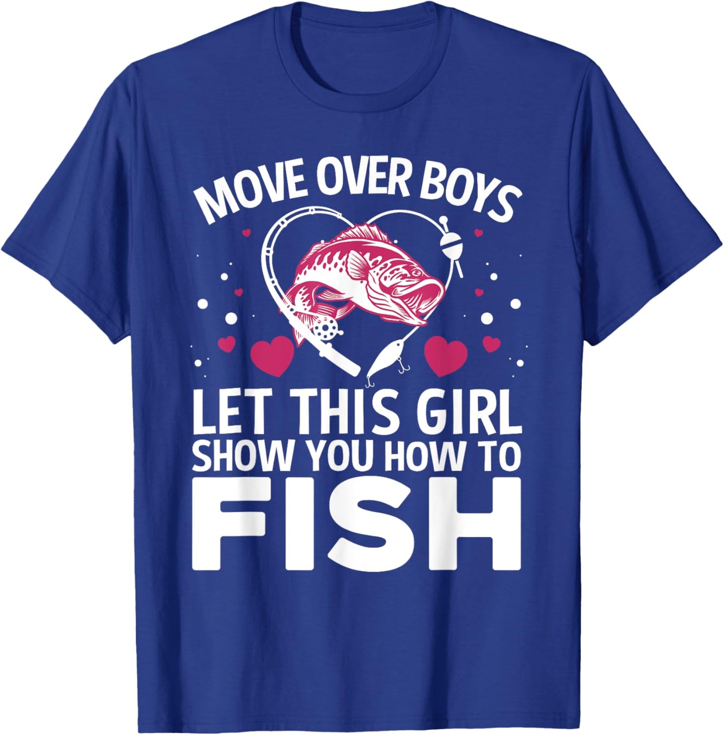 Unique Fishing Gift Fisherman Accessories & Stuff Women's Fishing Lover T-Shirt - T-Shirt | Royal