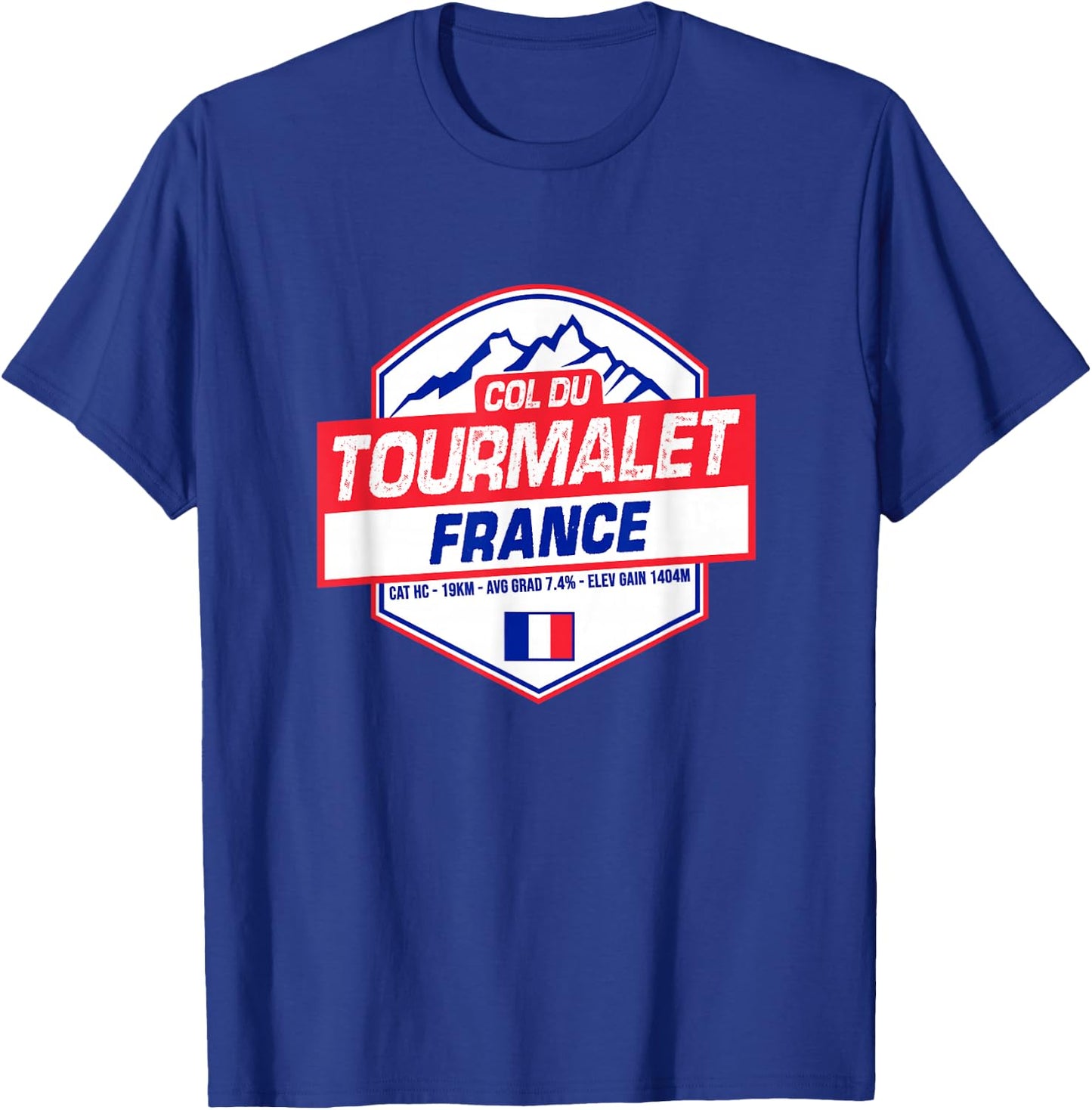 Col du Tourmalet Cycling In France Road Cyclist T-Shirt - T-Shirt | Royal