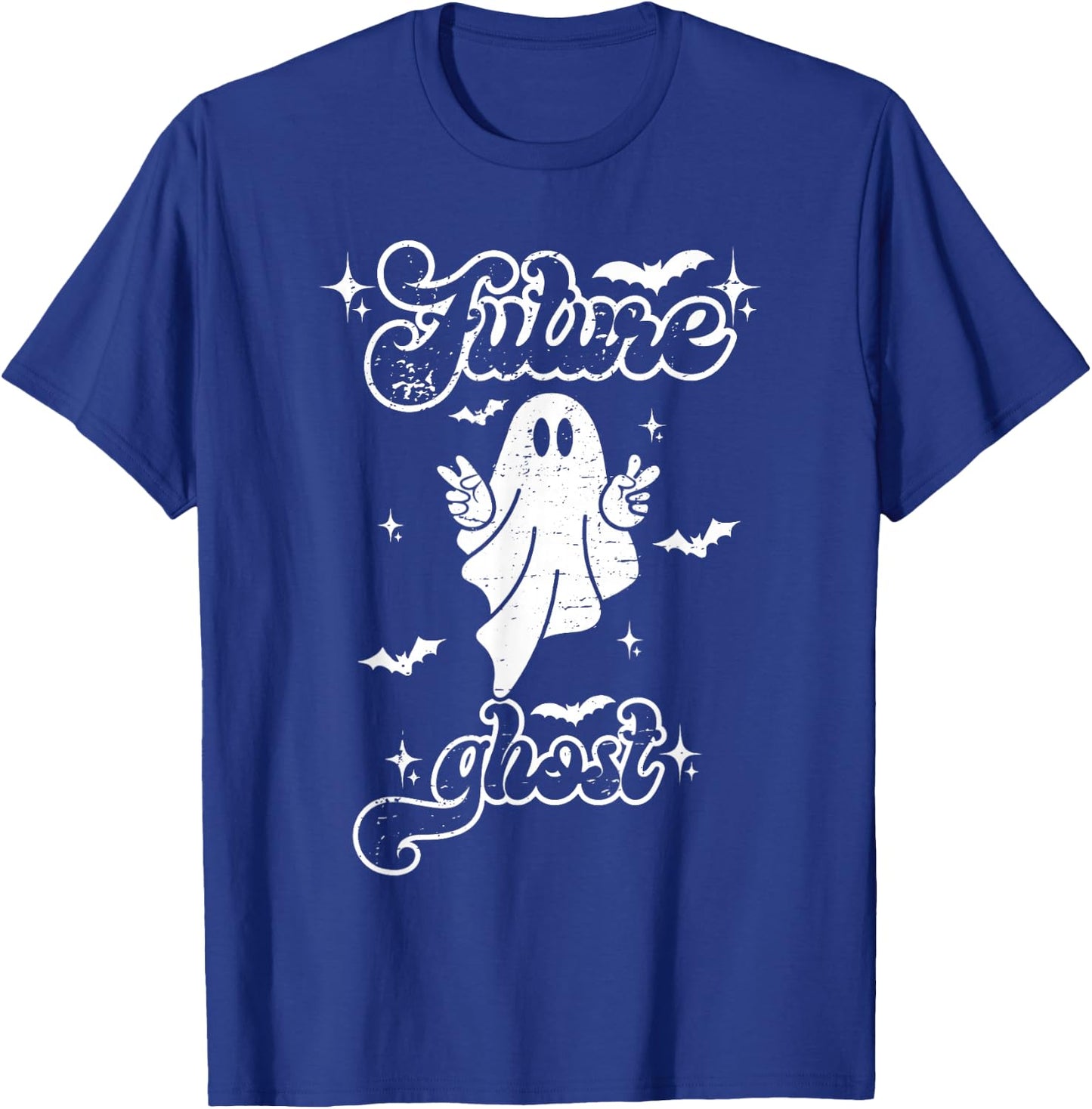 Future Ghost Funny Vintage Halloween Costume Men Women Kids T-Shirt - T-Shirt | Royal