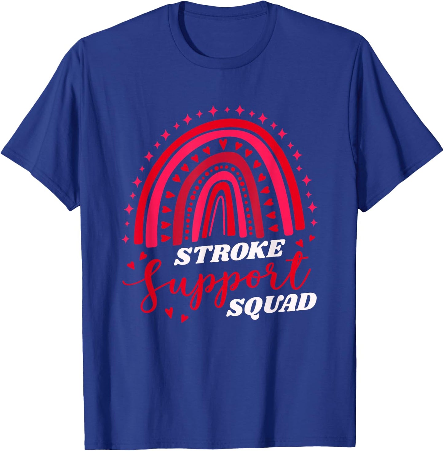 Stroke Support Squad, Stroke Survivor Team T-Shirt - T-Shirt | Royal