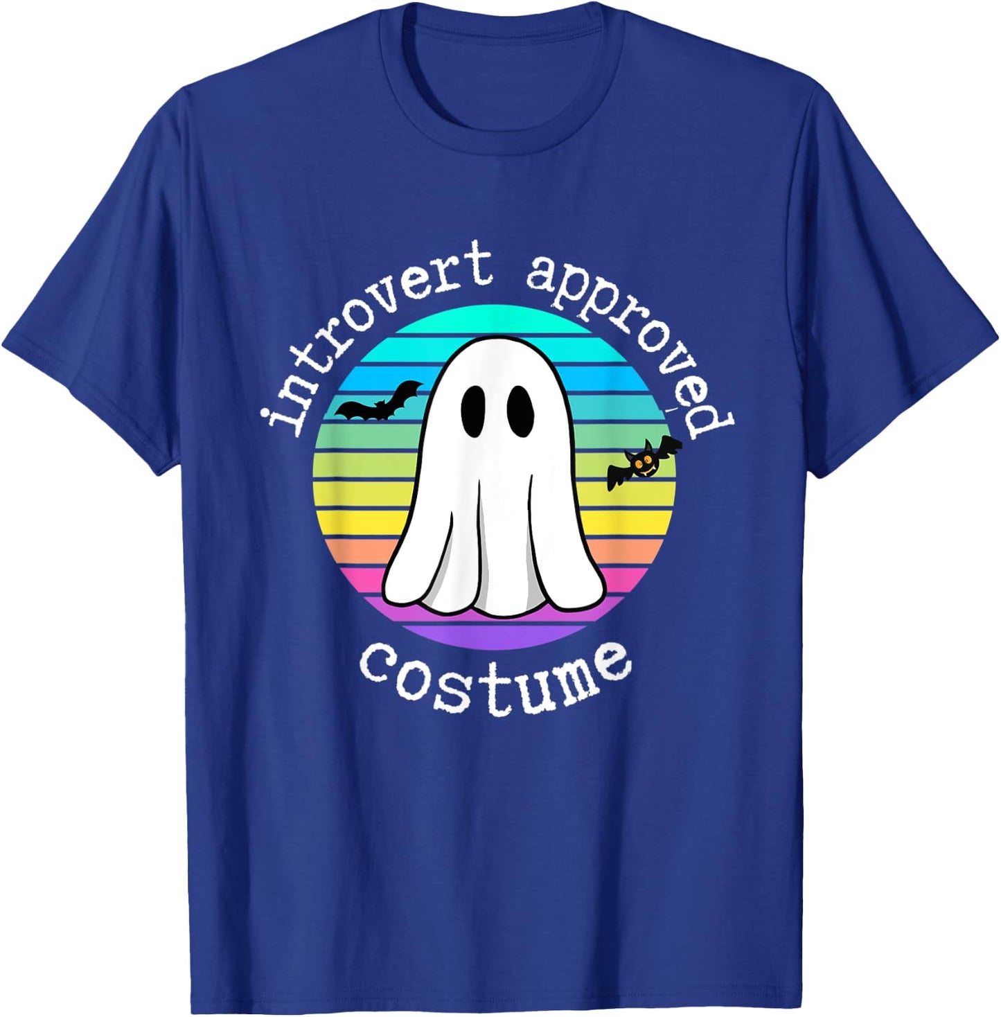 Introvert Approved Costume Funny Halloween Costume for Shy T-Shirt - T-Shirt | Royal