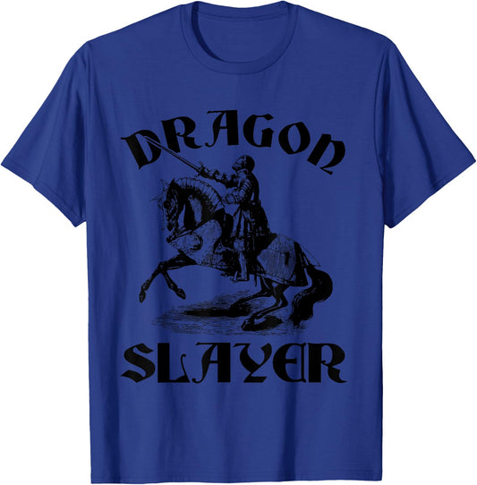 Medieval Knight Dragon Slayer Renaissance Middle Ages T-Shirt - T-Shirt | Royal