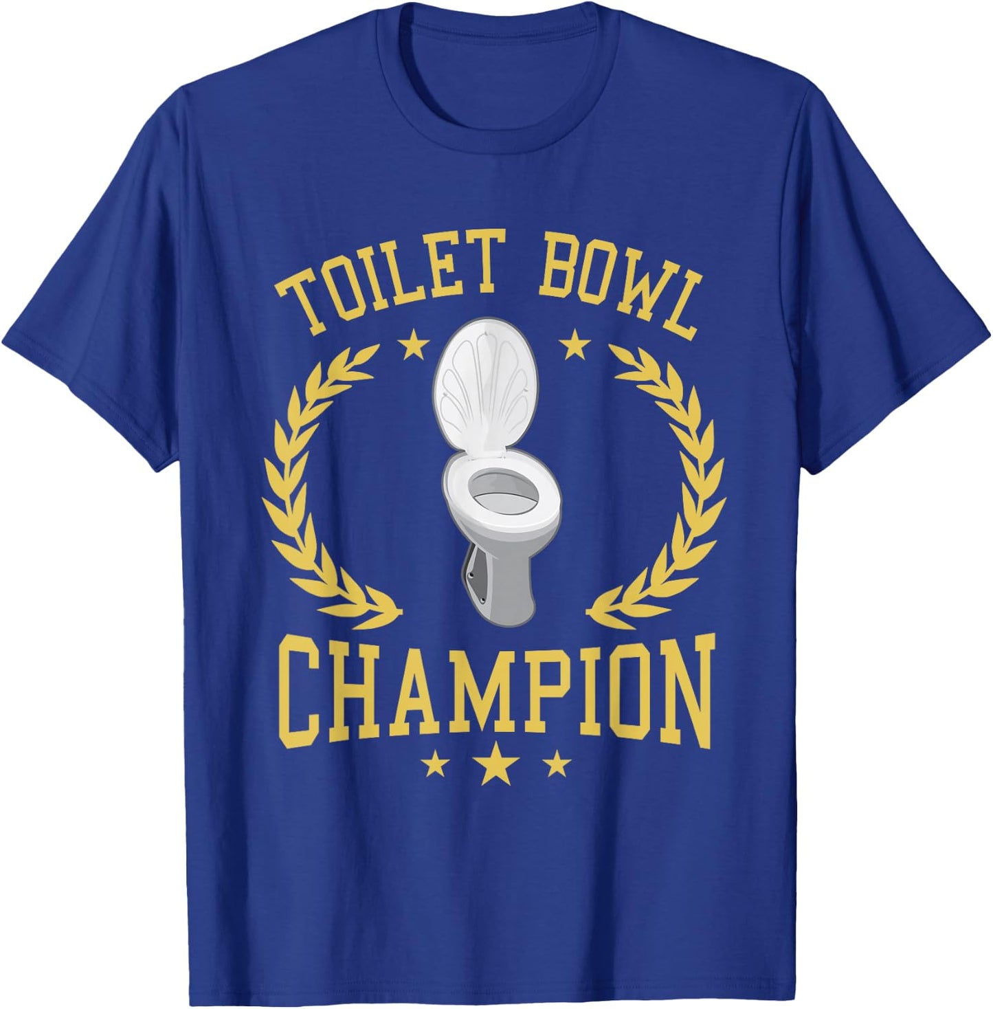 Toilet Bowl Champion Funny Fantasy Football Player T-Shirt - T-Shirt | Royal