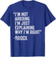 Brock Quote Funny Birthday Custom Name Idea Engineer T-Shirt - T-Shirt | Royal