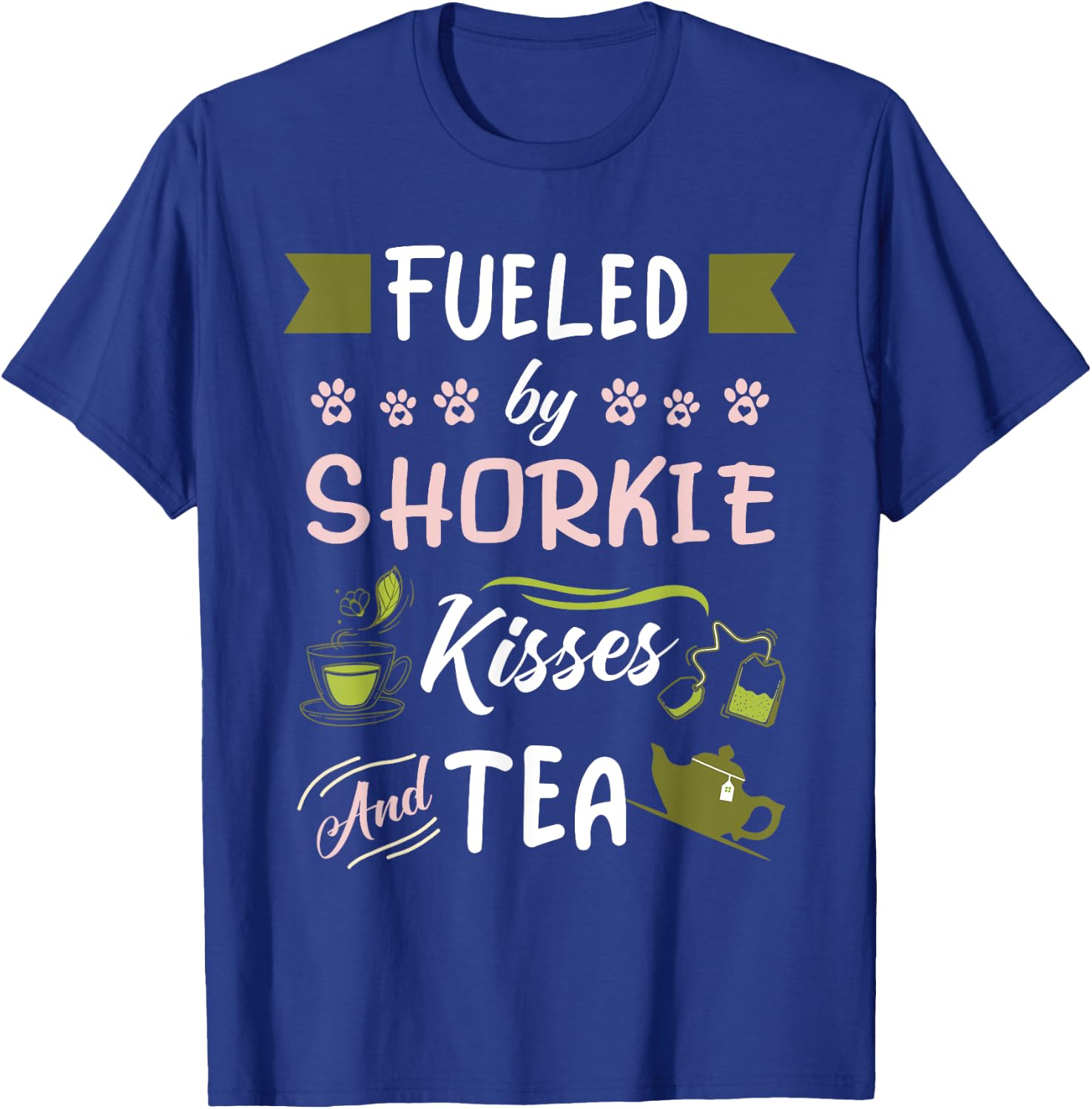 Shorkie Mom Tea Lover Dog Pet Owner T-Shirt - T-Shirt | Royal
