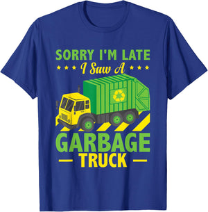 Trash Trucks Recycle Garbage Truck T-Shirt - T-Shirt | Royal