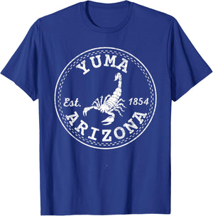 Yuma Arizona Retro Vintage AZ T-Shirt - T-Shirt | Royal