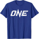 ONE Championship Official Cracked Logo - Men's Black Martial Arts - Small - Short Sleeve - - Classic Fit - Stretchable - Logo Design T-Shirt - T-Shirt | Royal