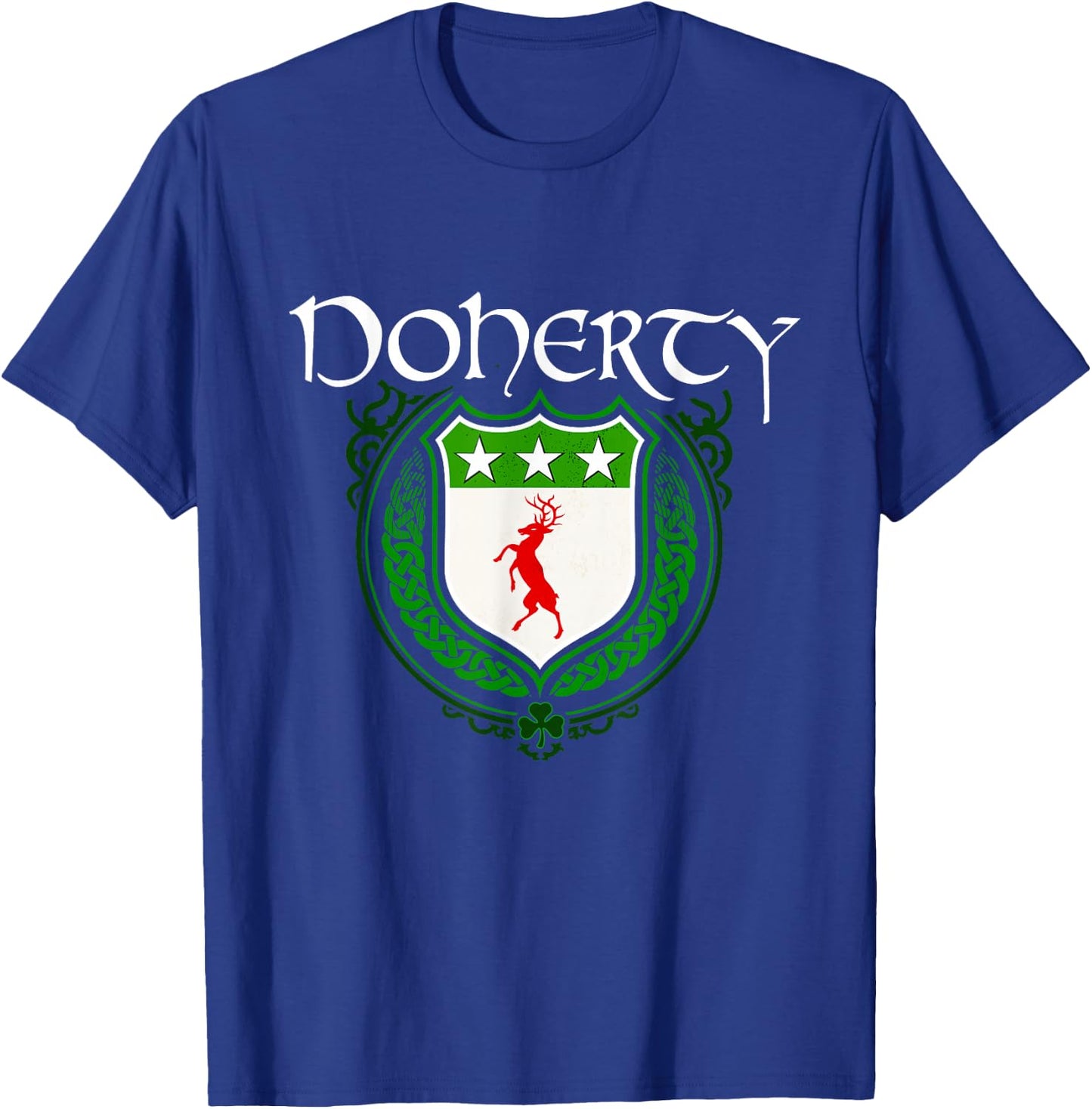 Doherty Surname Irish Clan Tartan Badge Ireland T-Shirt - T-Shirt | Royal