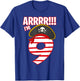 Arrr I'm 9 Year Old Birthday Boy 9th Bday Pirate Themed T-Shirt - T-Shirt | Royal