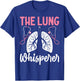 Rt Doctor Funny Respiratory Therapist the Lung Whisperer T-Shirt - T-Shirt | Royal