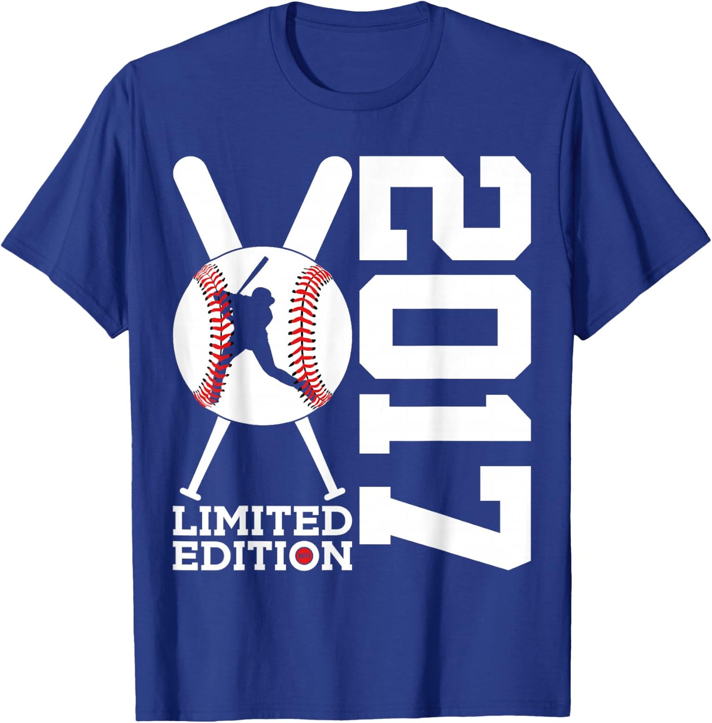 8th BIRTHDAY BASEBALL LIMITED EDITION 2017 T-Shirt - T-Shirt | Royal