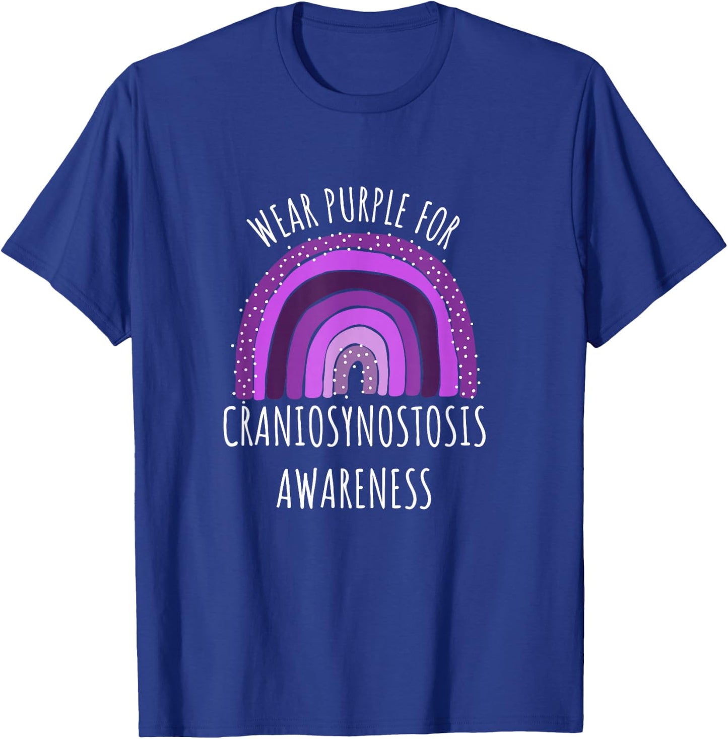 Wear Purple For Craniosynostosis Awareness Month T-Shirt - T-Shirt | Royal