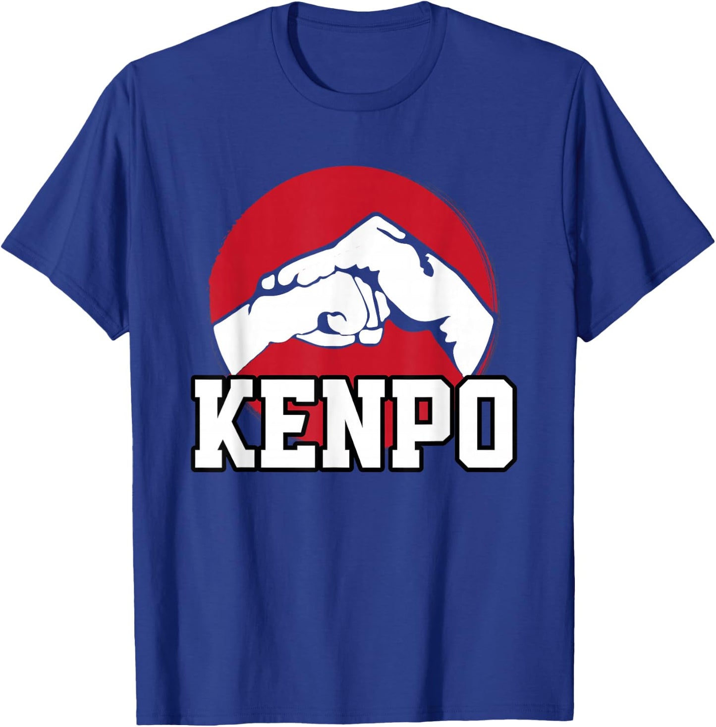 Great Kenpo Karate Fist Design Japanese Martial Art T-Shirt - T-Shirt | Royal