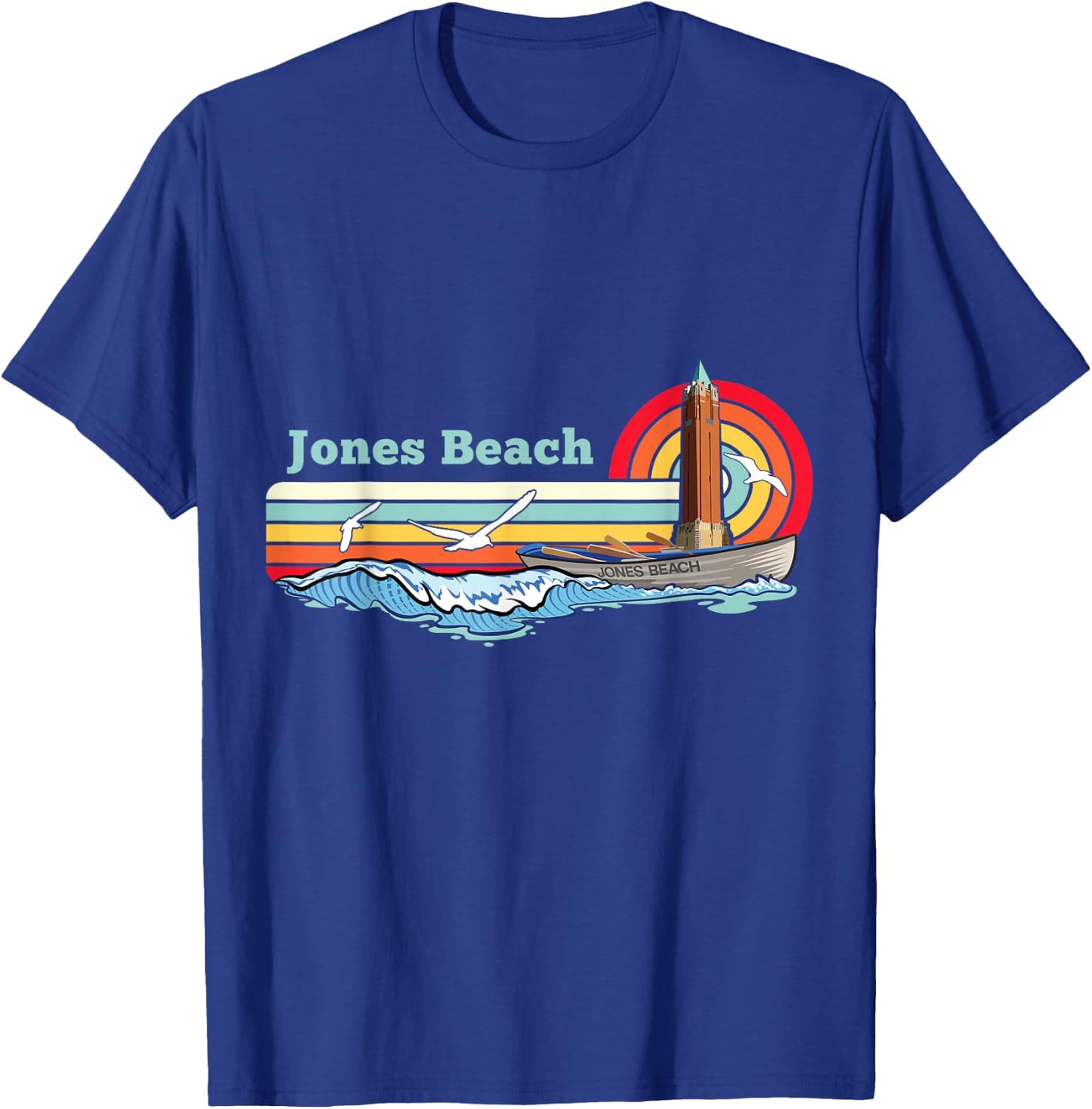 Awesome Jones Beach Long Island New York T-Shirt - T-Shirt | Royal