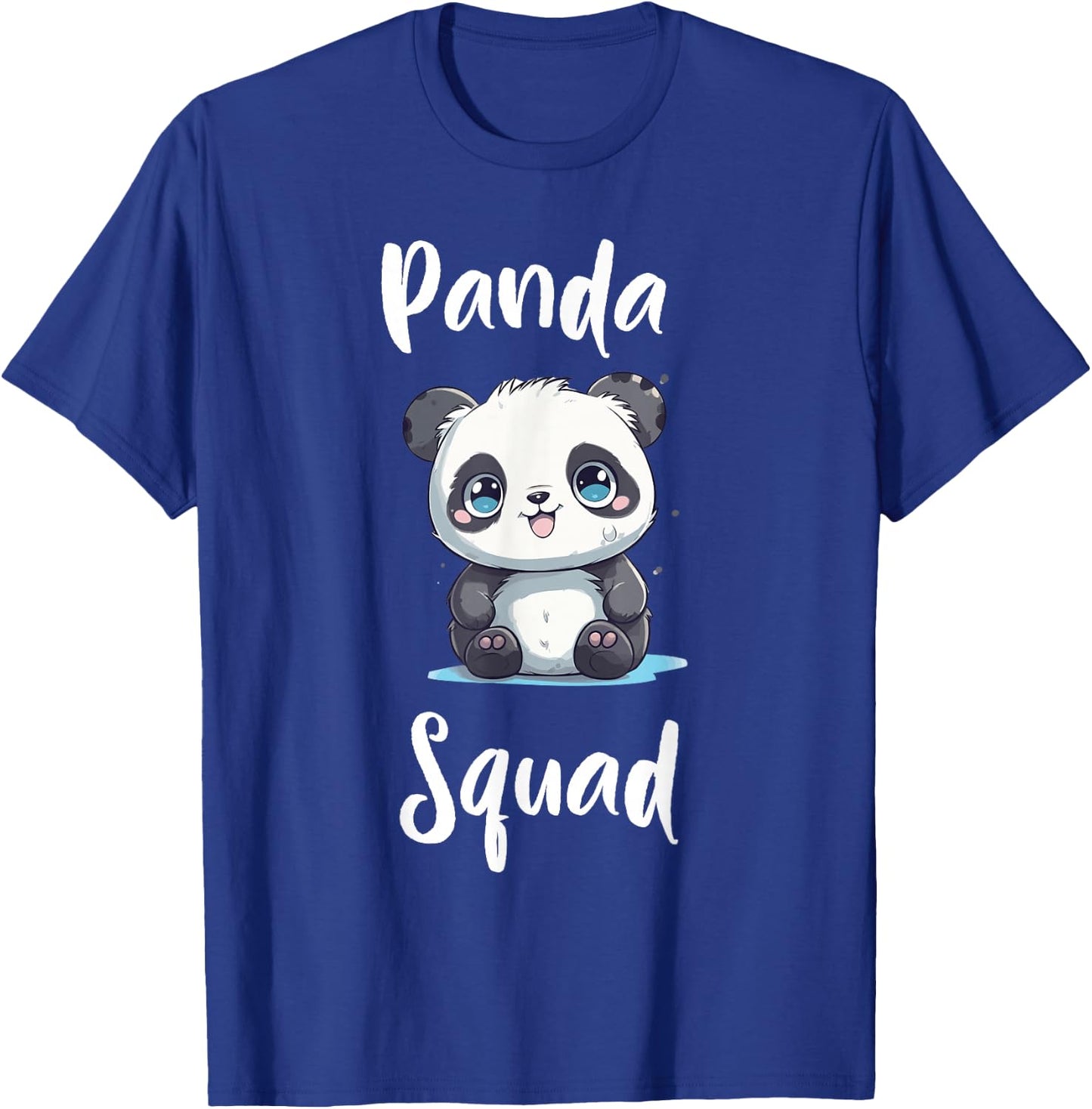 Panda Squad Cute Panda Kids T-Shirt - T-Shirt | Royal