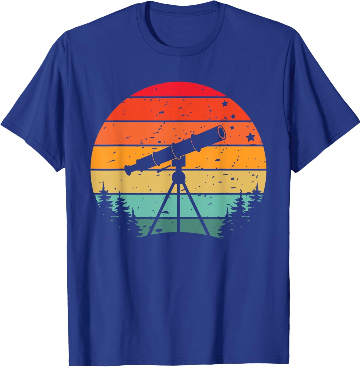 Telescope Astrophotography Telescope Cosmic Photography T-Shirt - T-Shirt | Royal