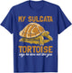 Sulcata Tortoise Funny Turtle African Wild animal Souvenir T-Shirt - T-Shirt | Royal