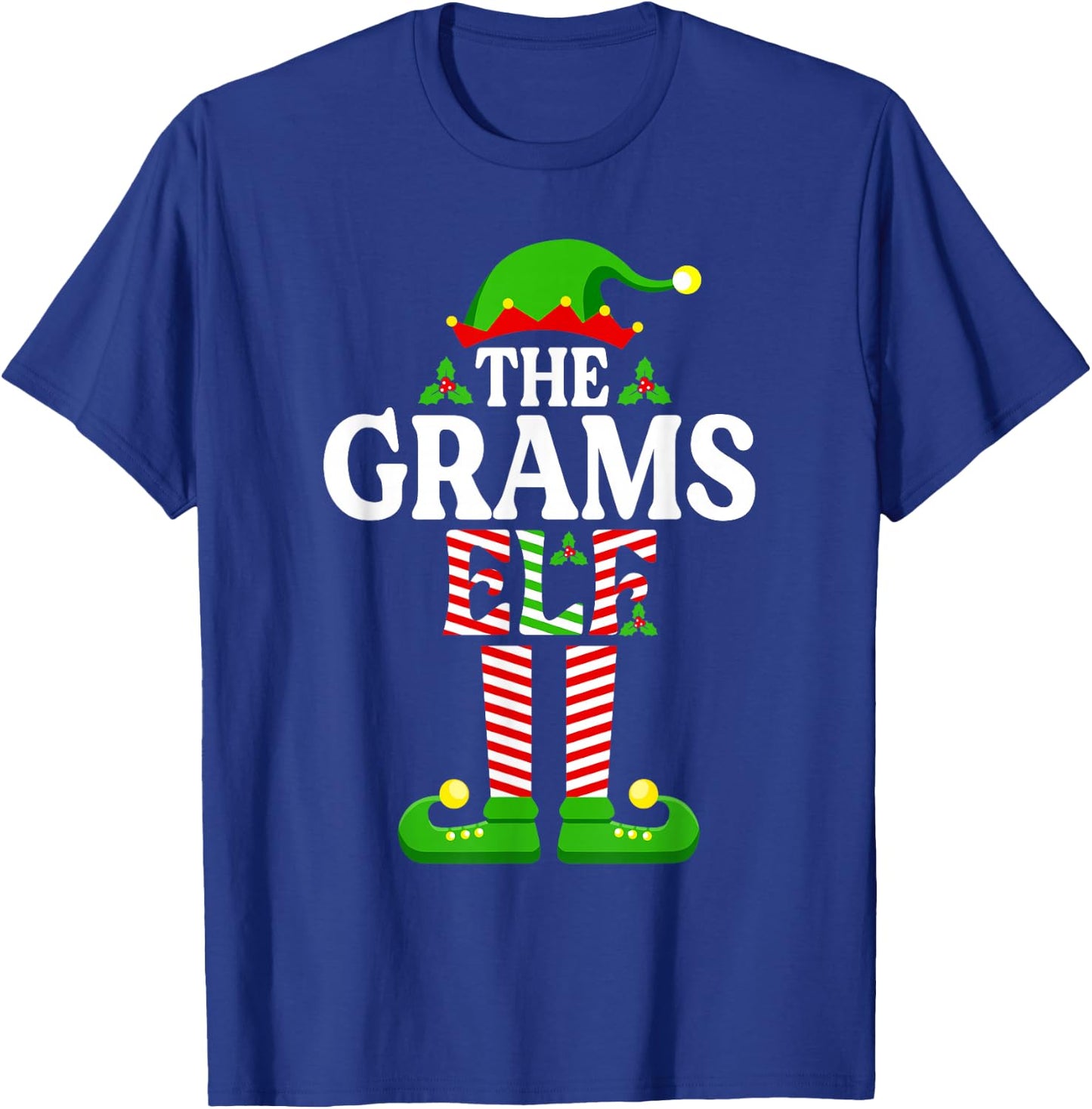 I'm The Grams Elf Shirt Funny Christmas Family Matching T-Shirt - T-Shirt | Royal