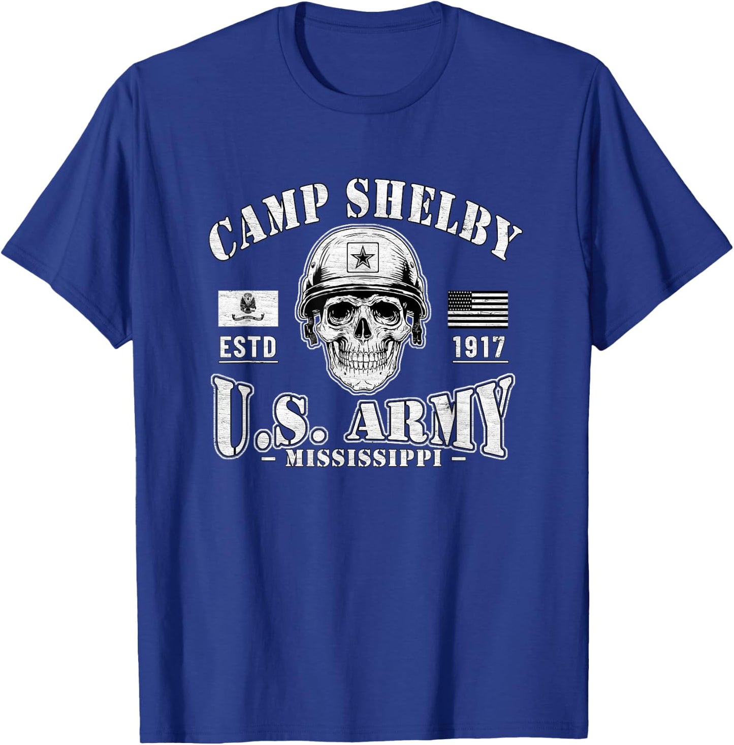 Camp Shelby Mississippi Military Base Gifts T-Shirt - T-Shirt | Royal