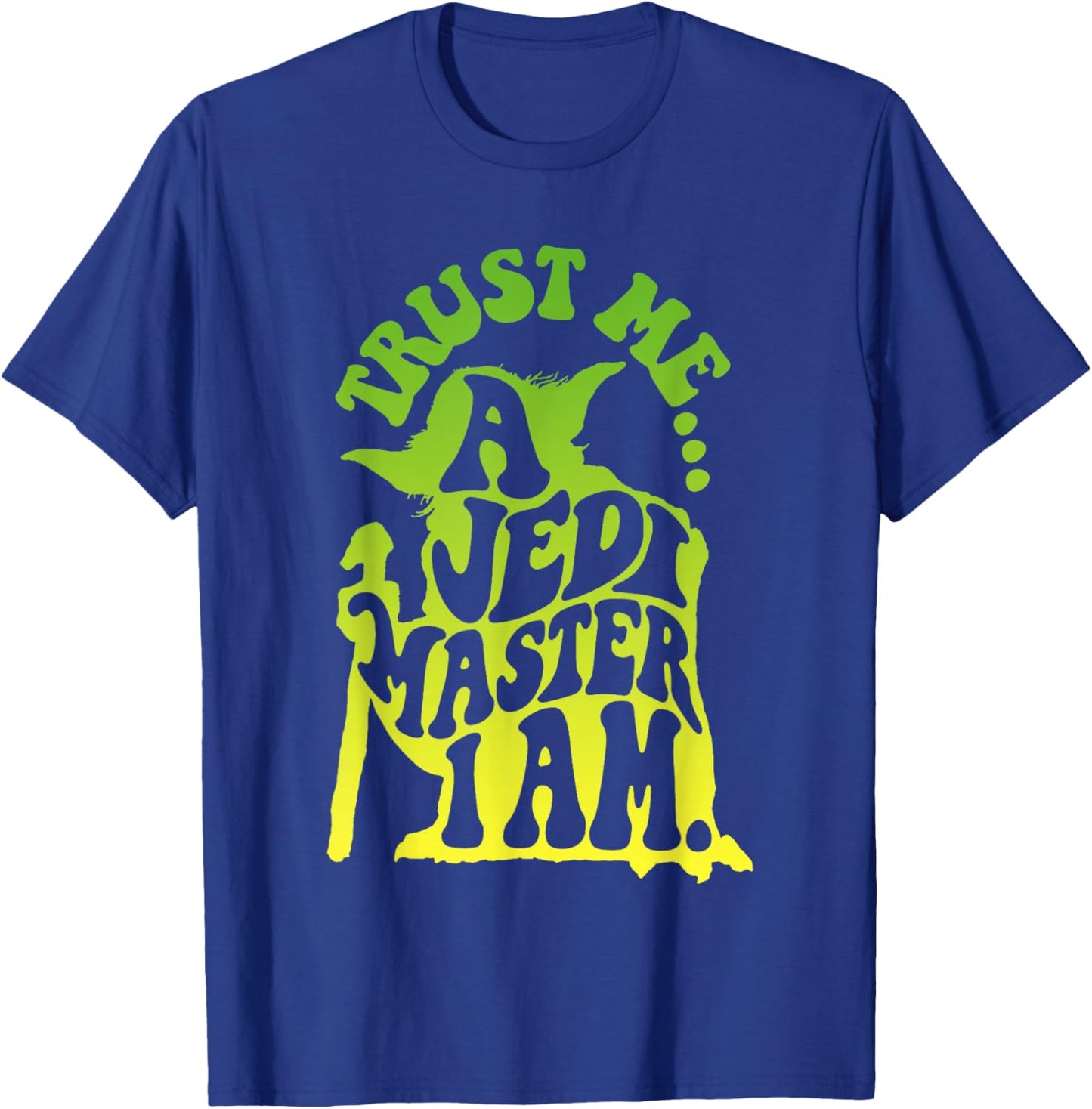 Star Wars Yoda Trust Me A Jedi Master I Am Vintage Poster T-Shirt - T-Shirt | Royal