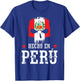 Hecho en Perú Peruvian Heritage Peruvian Flag Peru T-Shirt - T-Shirt | Royal