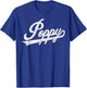 Poppy Retro Style Father’s day Gift Papa Grandpa T-Shirt - T-Shirt | Royal