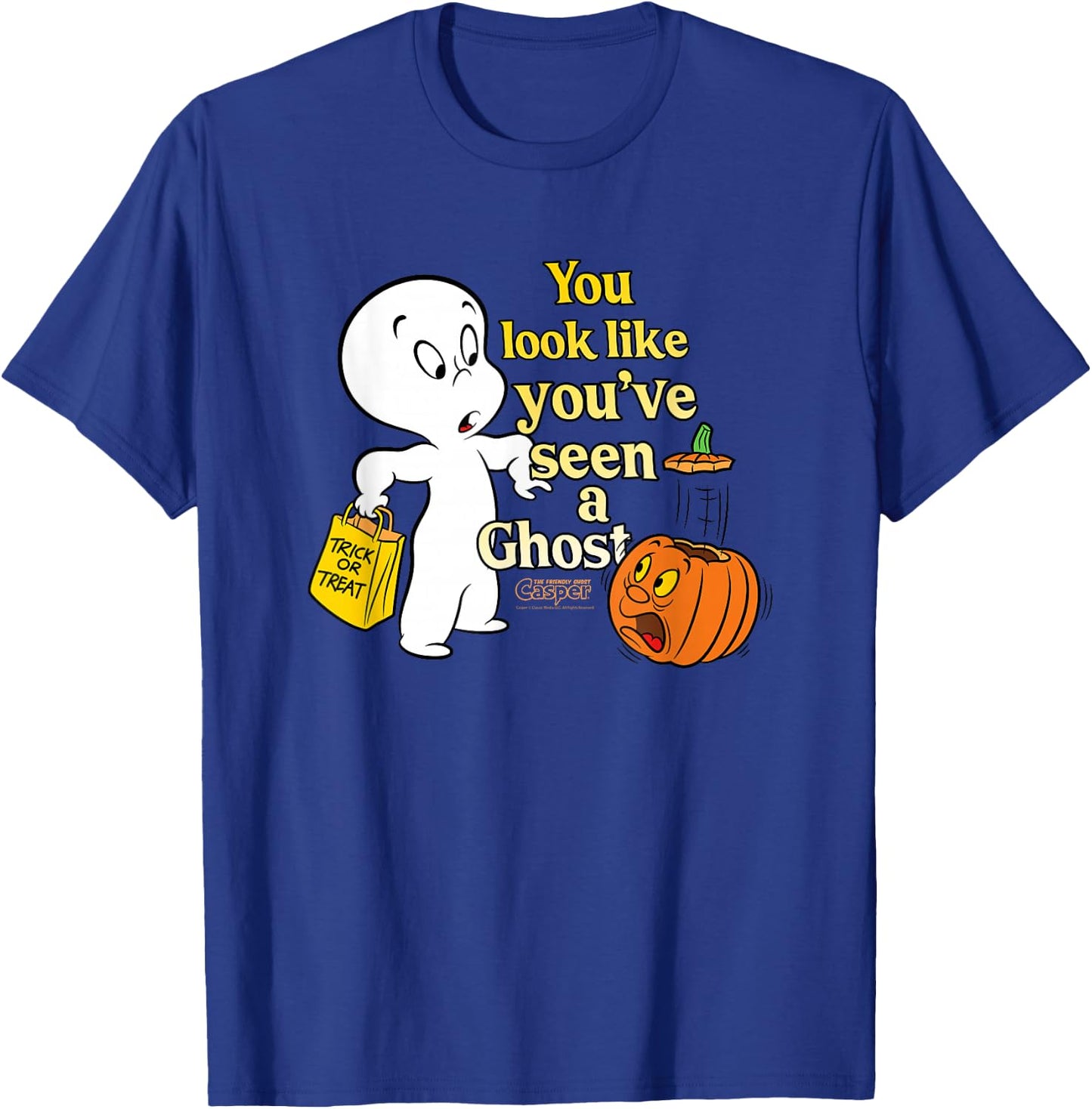 Casper the Friendly Ghost Halloween Like You've Seen a Ghost T-Shirt - T-Shirt | Royal