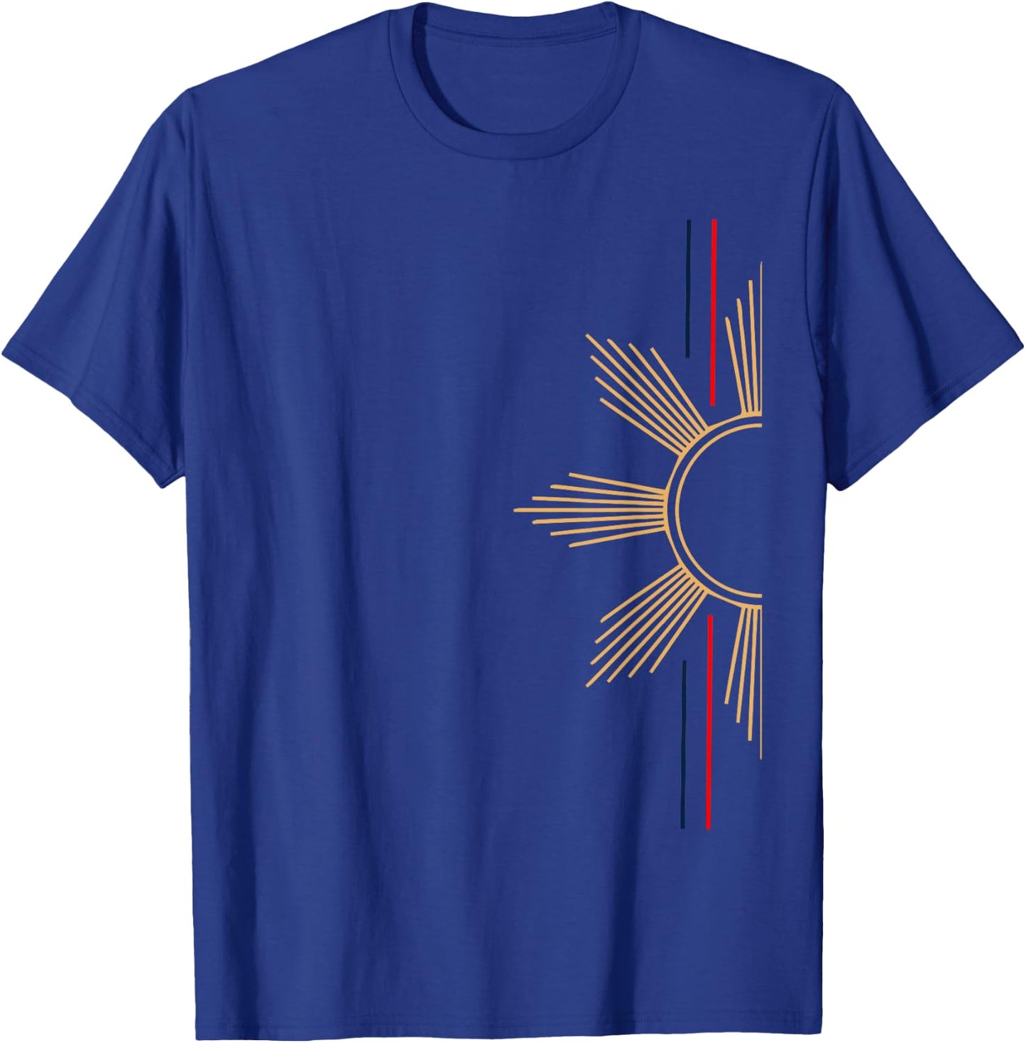 Minimalist Filipino Sun T-Shirt - T-Shirt | Royal