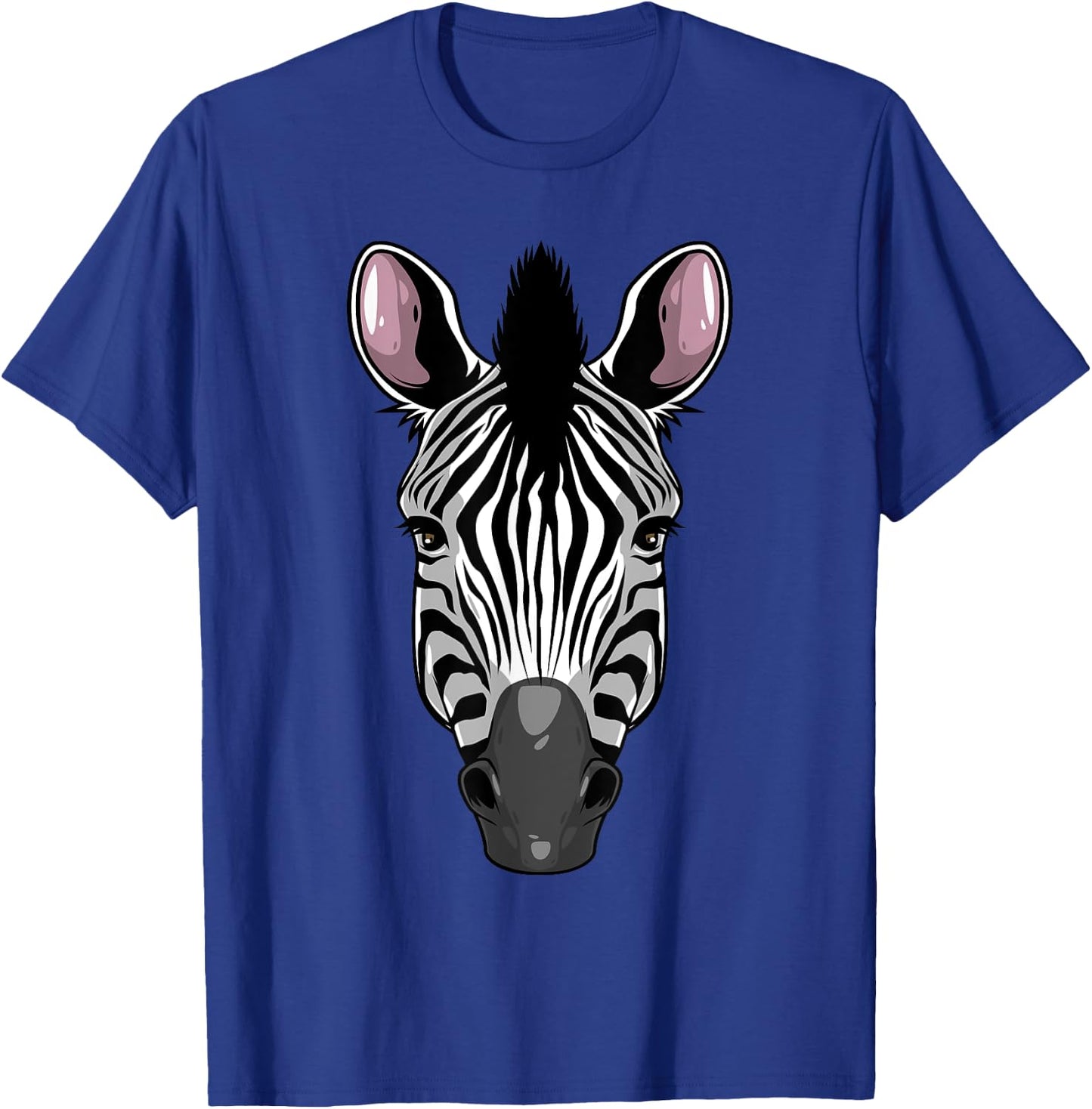 Funny Zebra Print Designs Women Stripe Equine Safari T-Shirt - T-Shirt | Royal