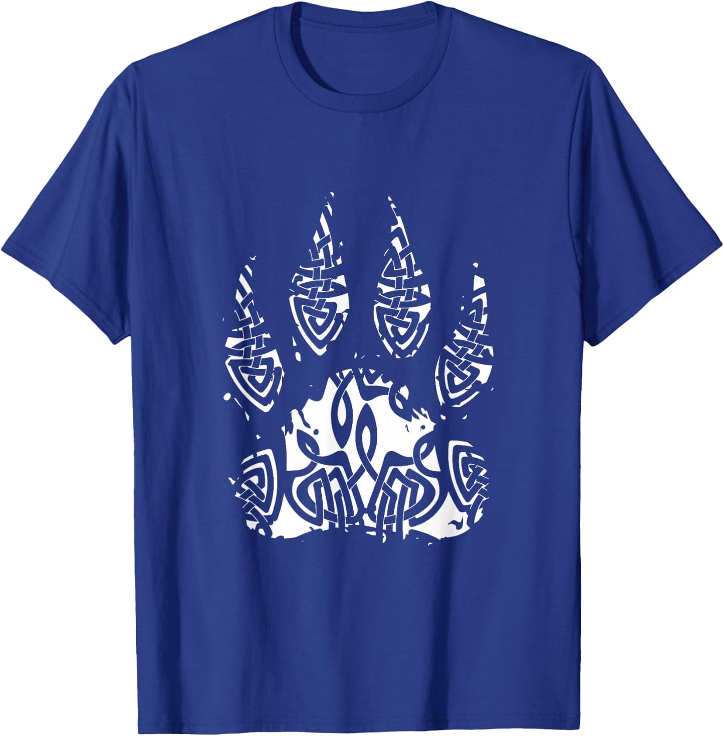 Viking Wolf Paw Raven Warrior Mythology Scandinavian Norway T-Shirt - T-Shirt | Royal