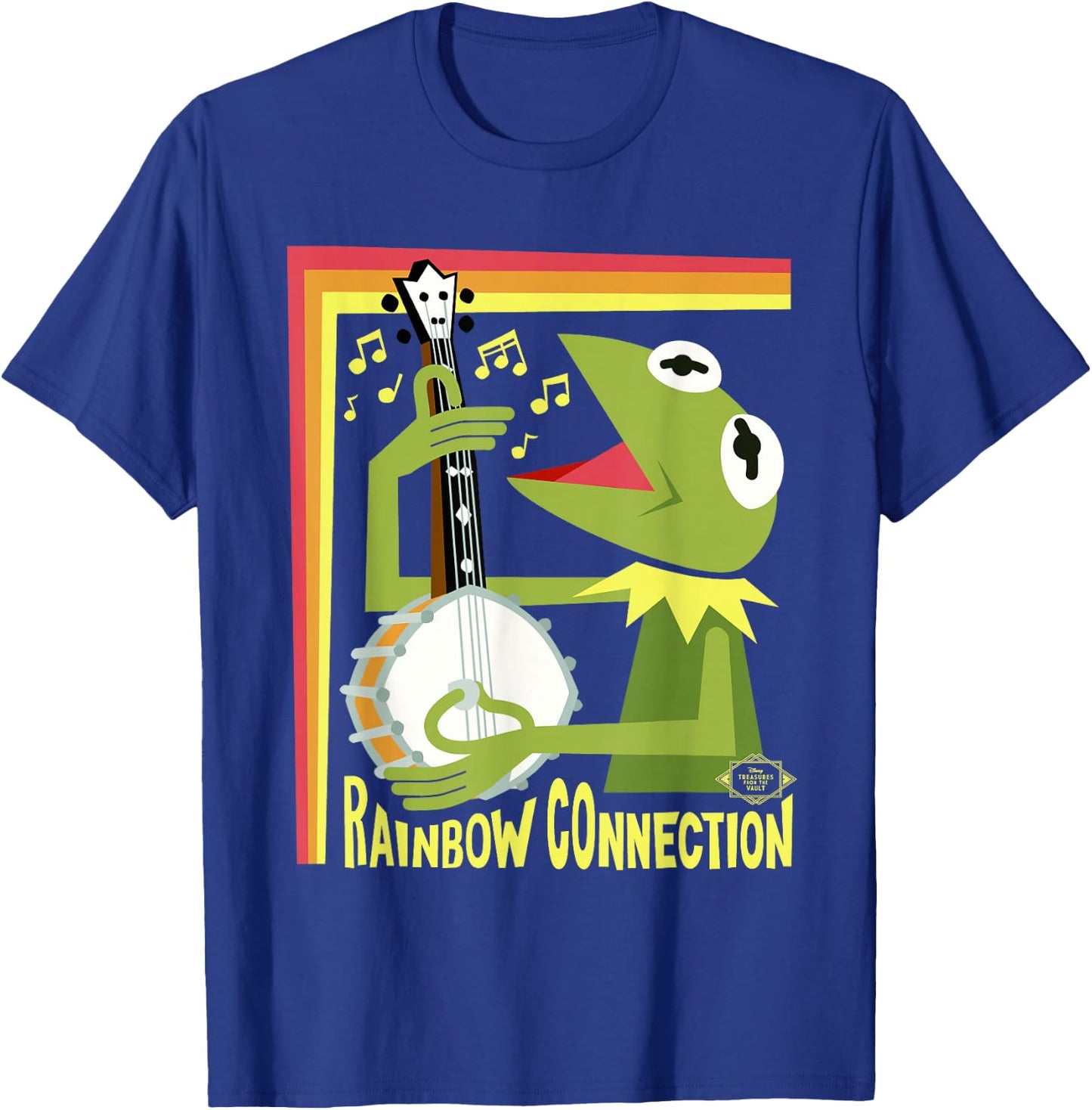 Disney The Muppet Movie Kermit Rainbow Connection Stylized T-Shirt - T-Shirt | Royal