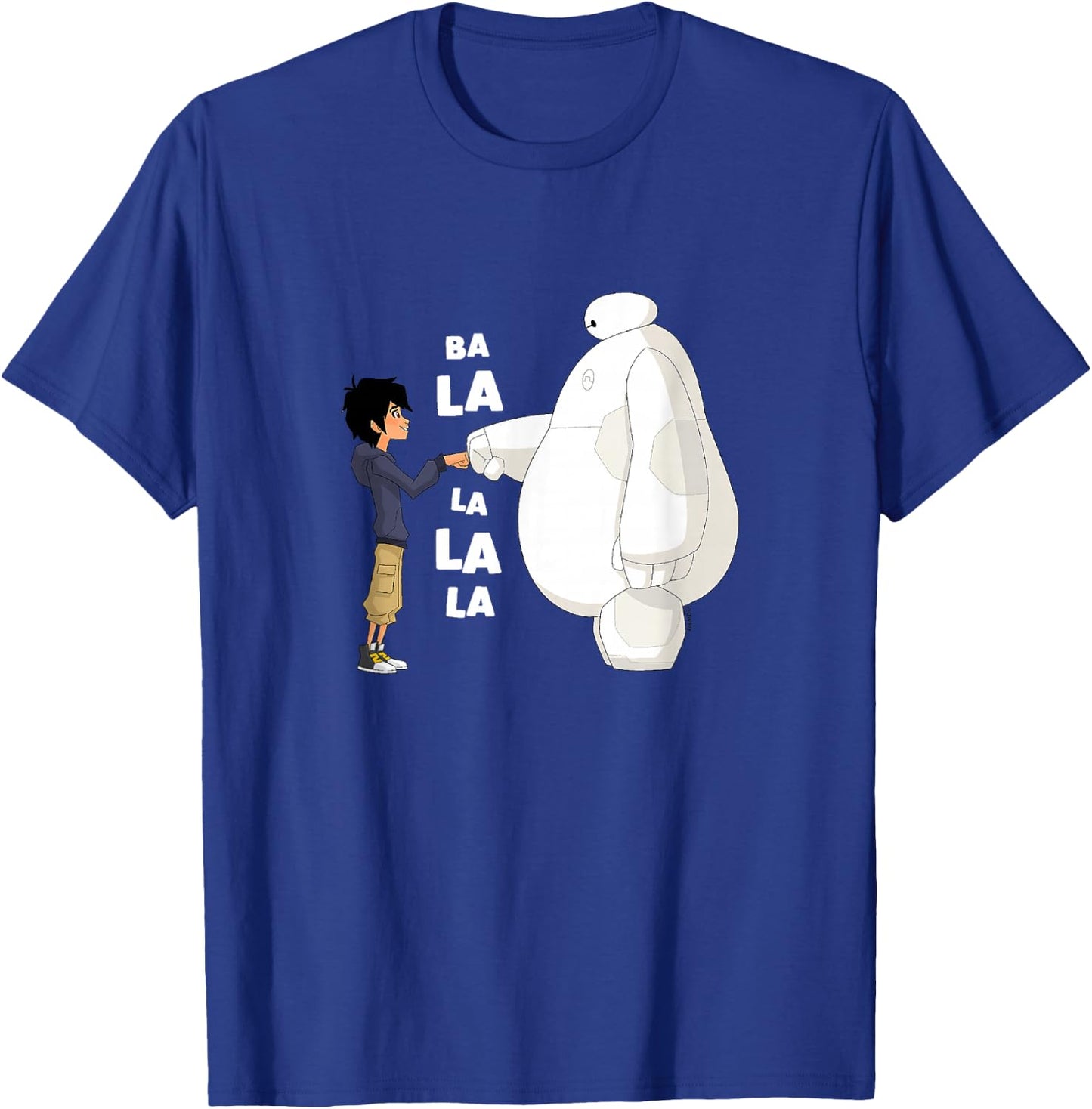 Big Hero 6 - Fist Bump Ba La La La La T-Shirt - T-Shirt | Royal