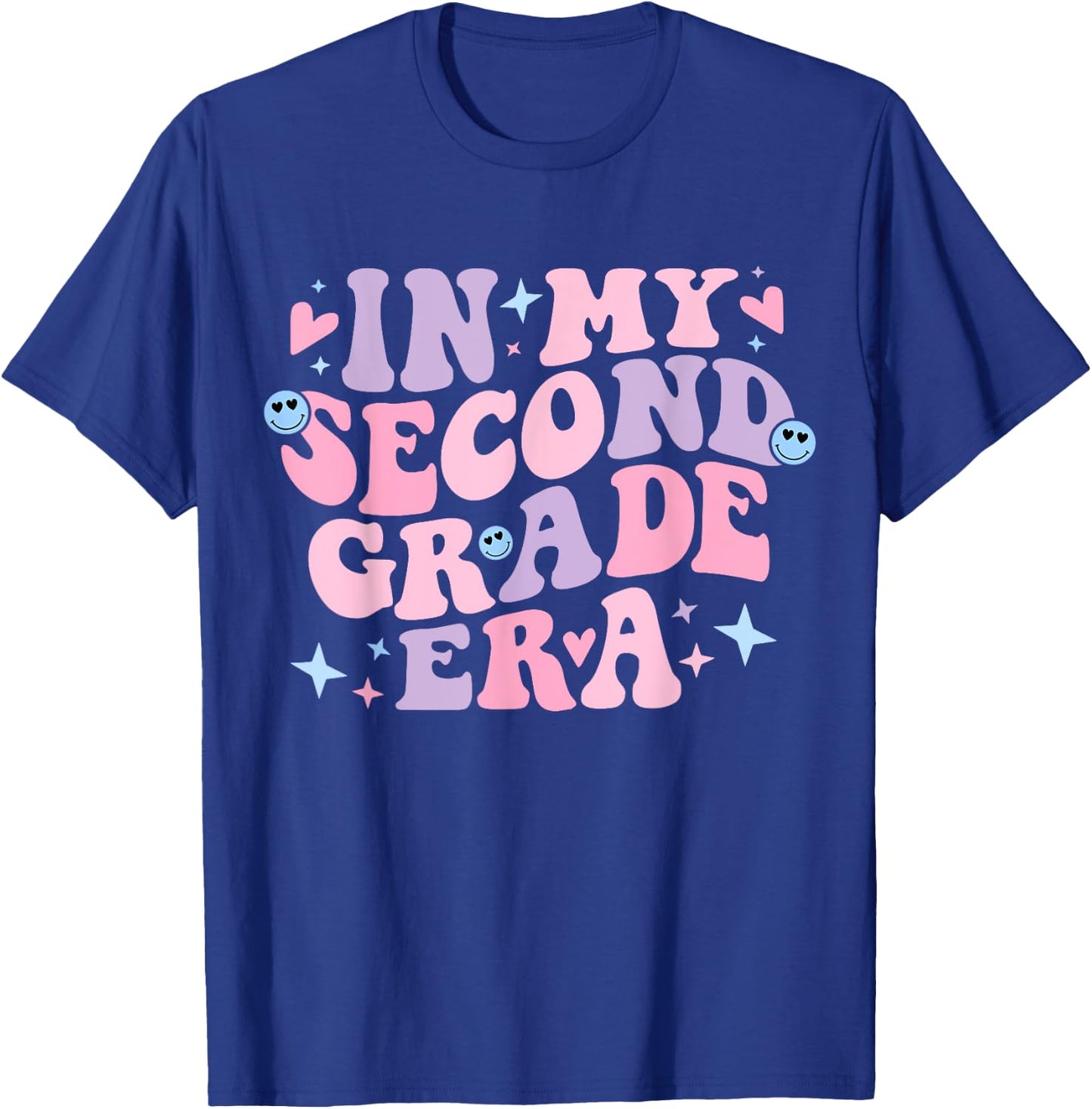 In My Second Grade Era Groovy Back to School Teaching Women T-Shirt - T-Shirt | Royal