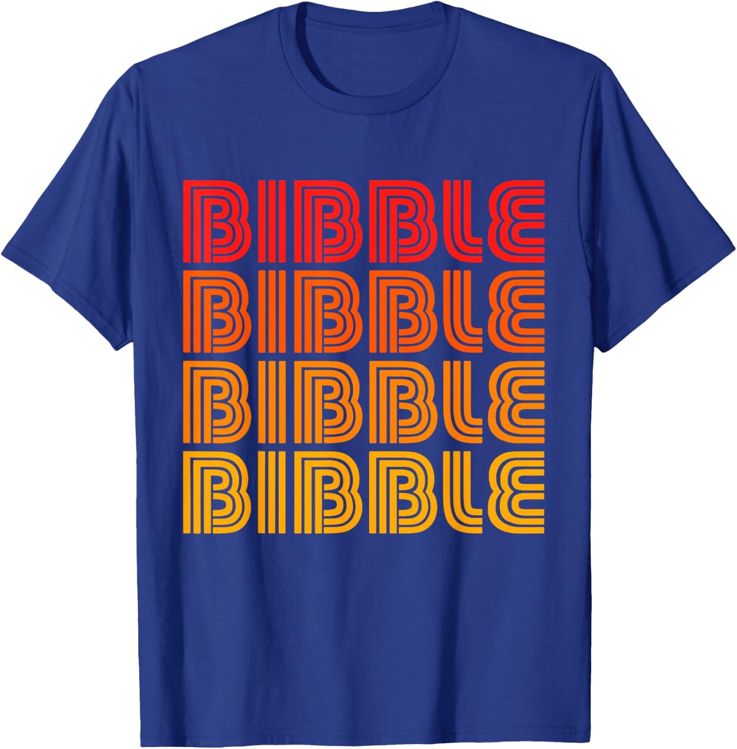 Bibble Funny Weird Odd Repeating Old Timey Word Dad Joke Tip T-Shirt - T-Shirt | Royal